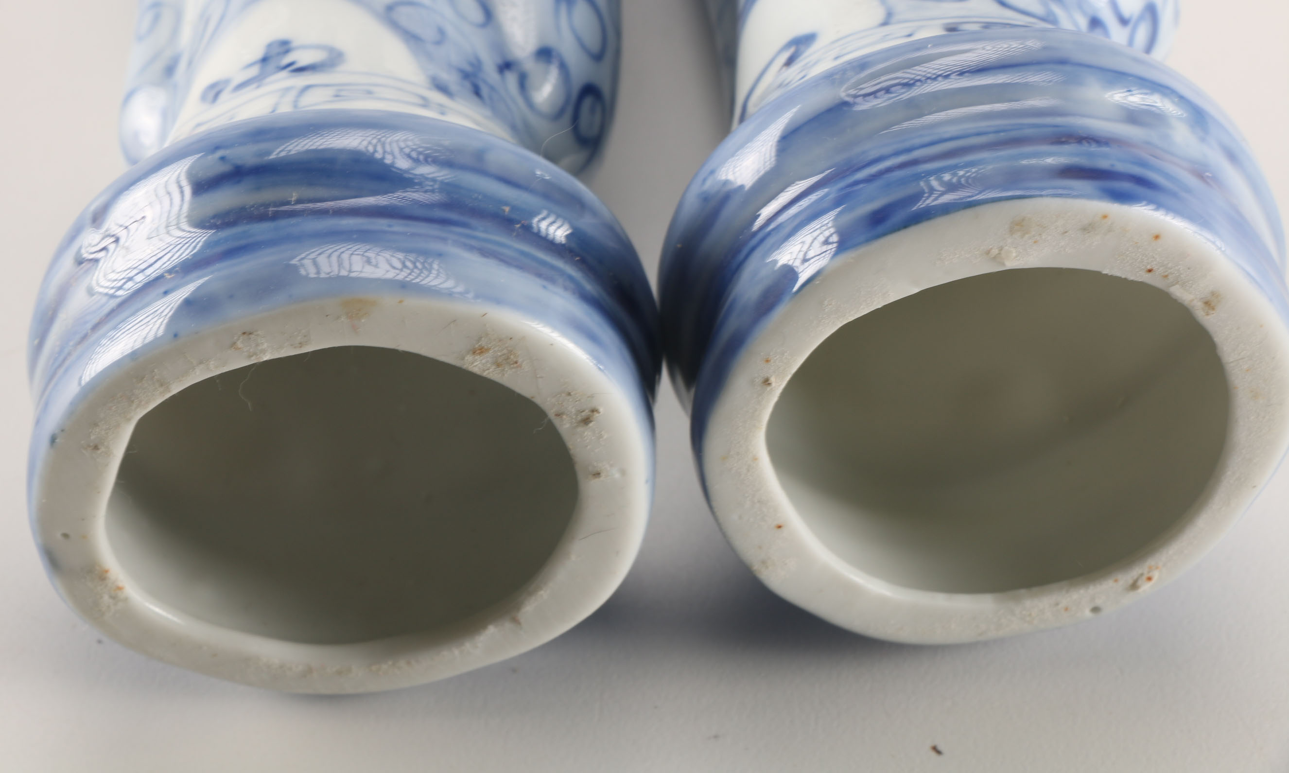 Chinese Blue and White Porcelain Animal Figurines