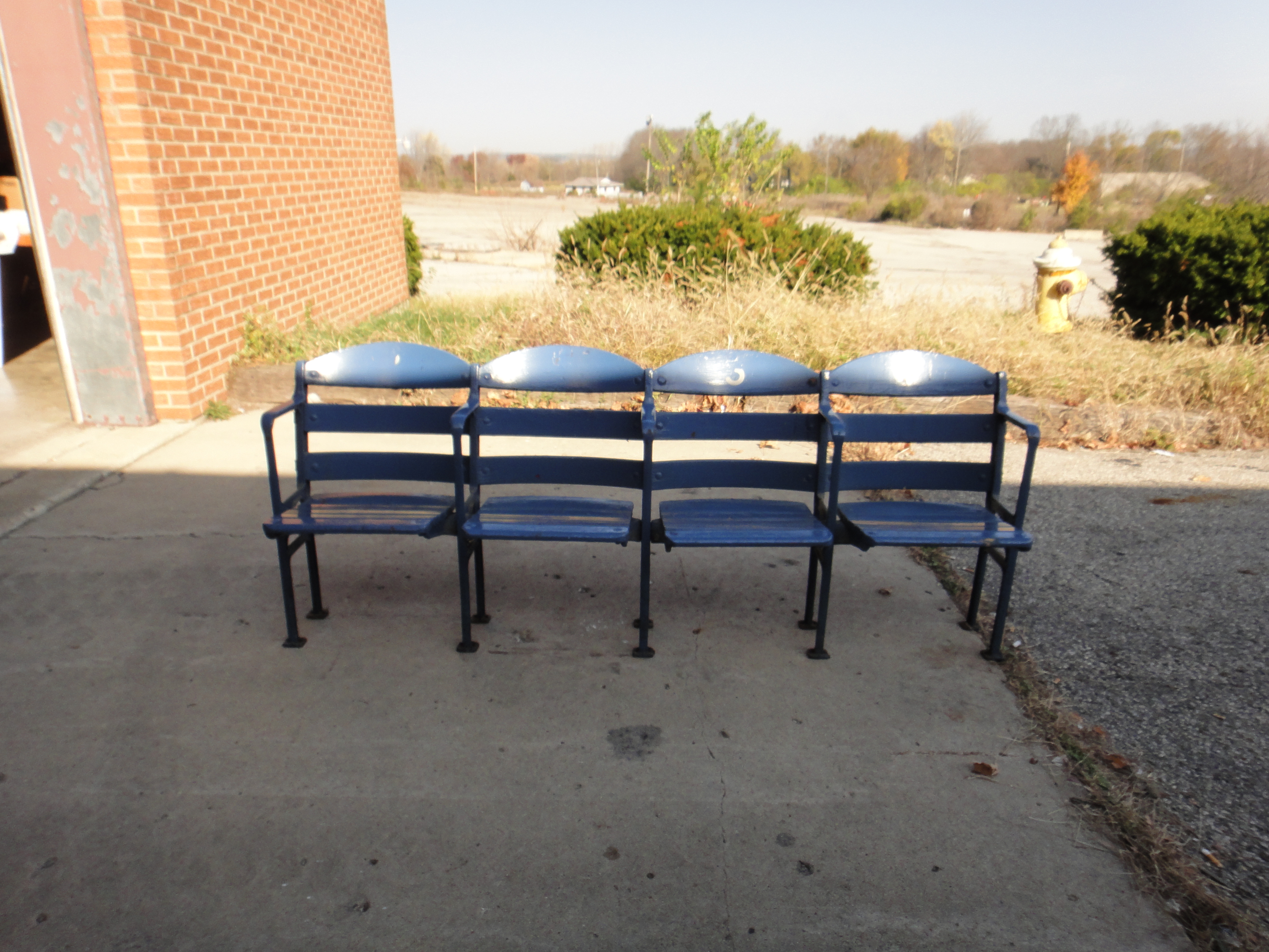 Four Crosley Field Stadium Seats