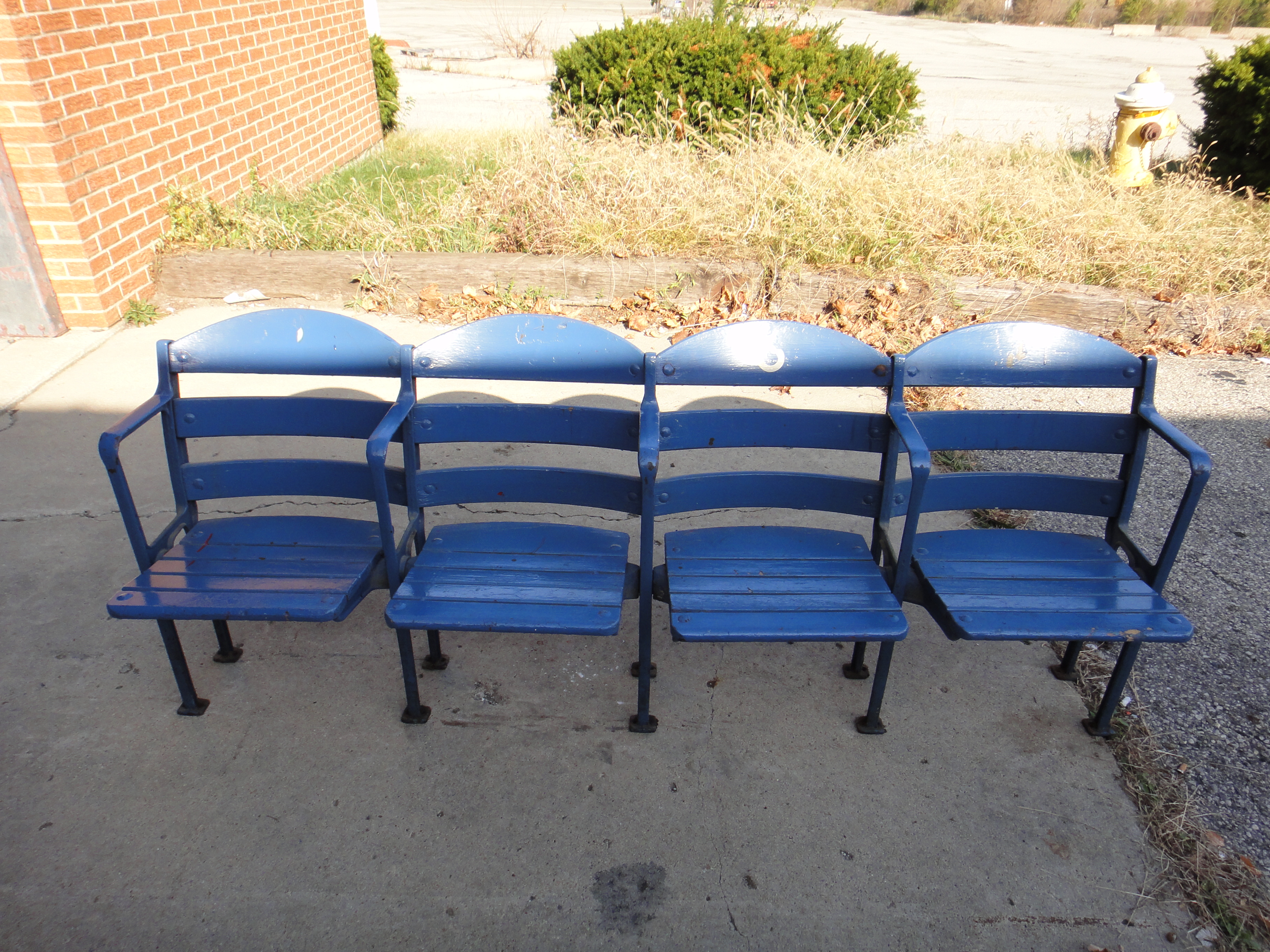Four Crosley Field Stadium Seats