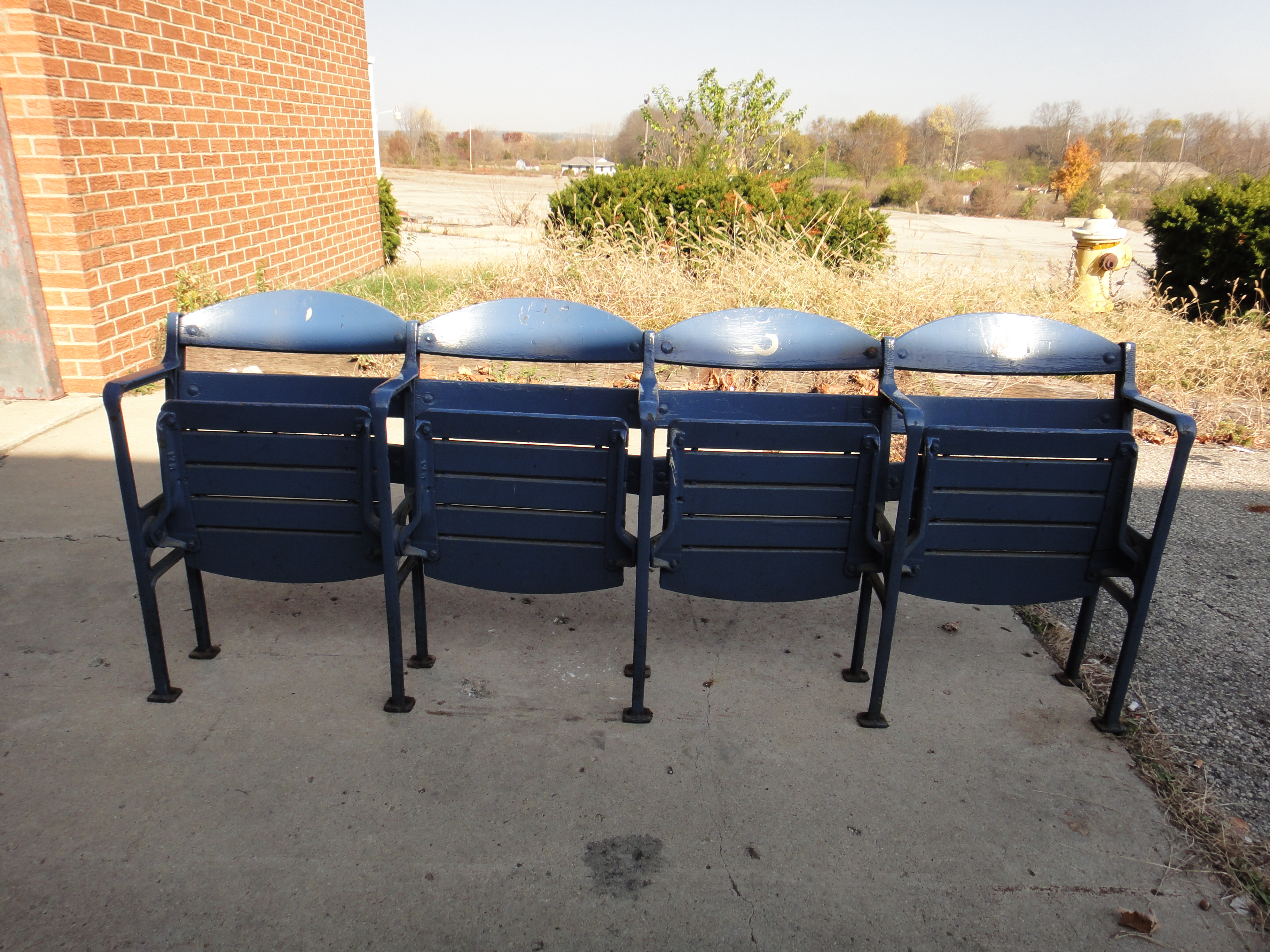 Four Crosley Field Stadium Seats