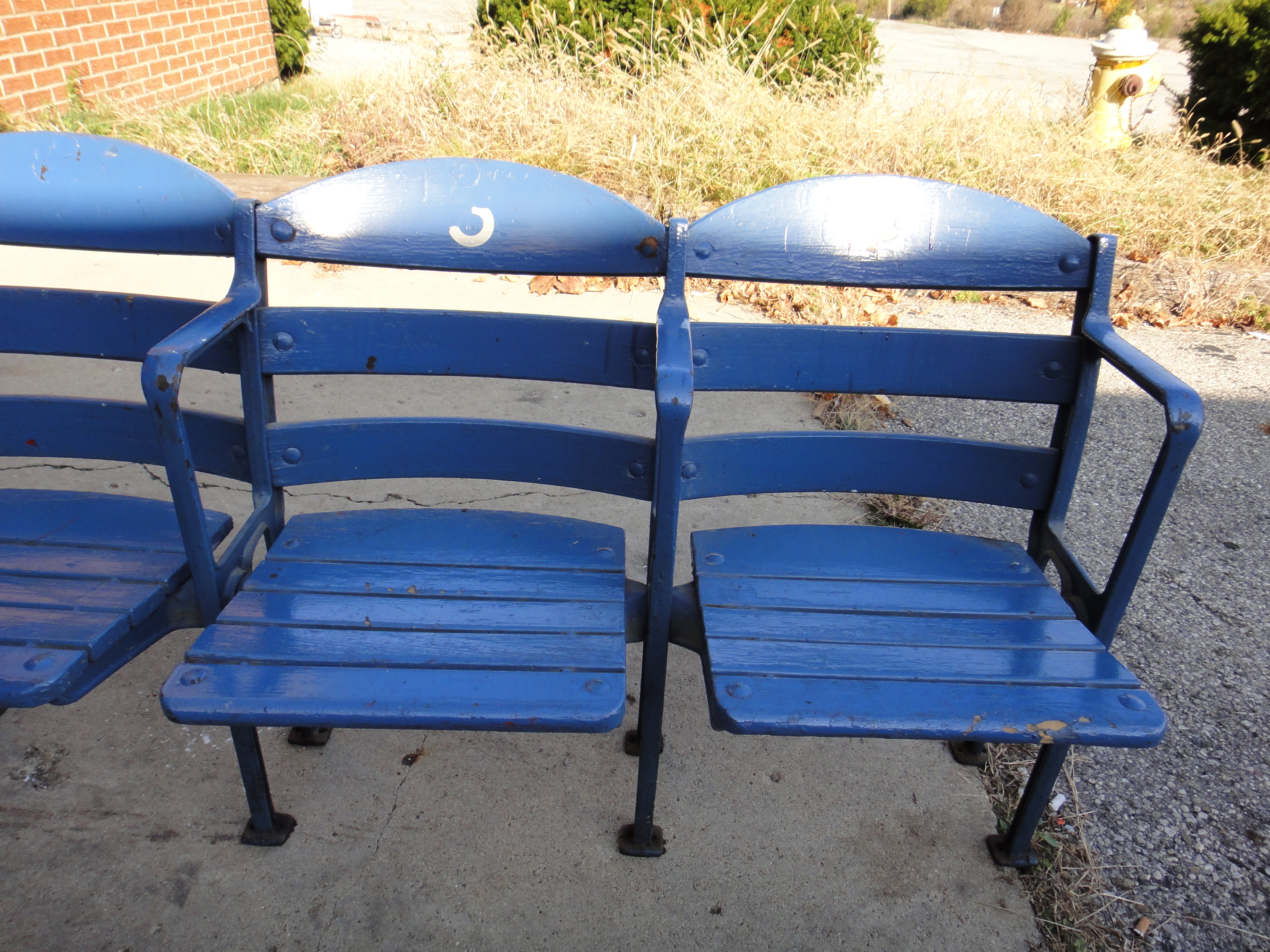 Four Crosley Field Stadium Seats
