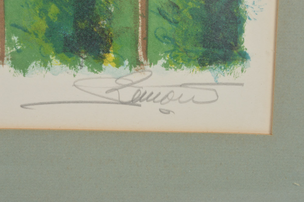 Jean Pierre Remond Limited Edition Lithograph Country Landscape