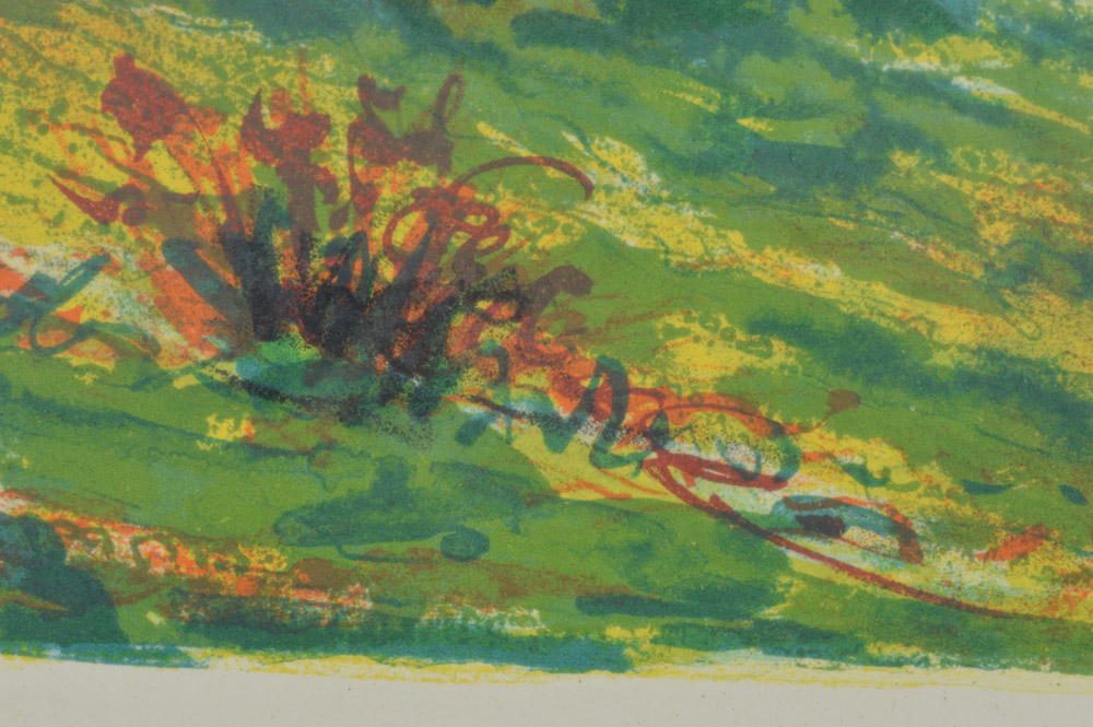 Jean Pierre Remond Limited Edition Lithograph Country Landscape