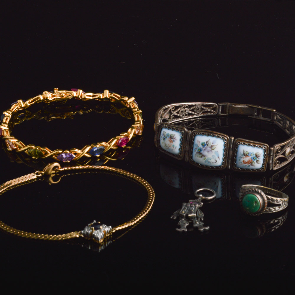 Gold and Silver Tone Costume Jewelry