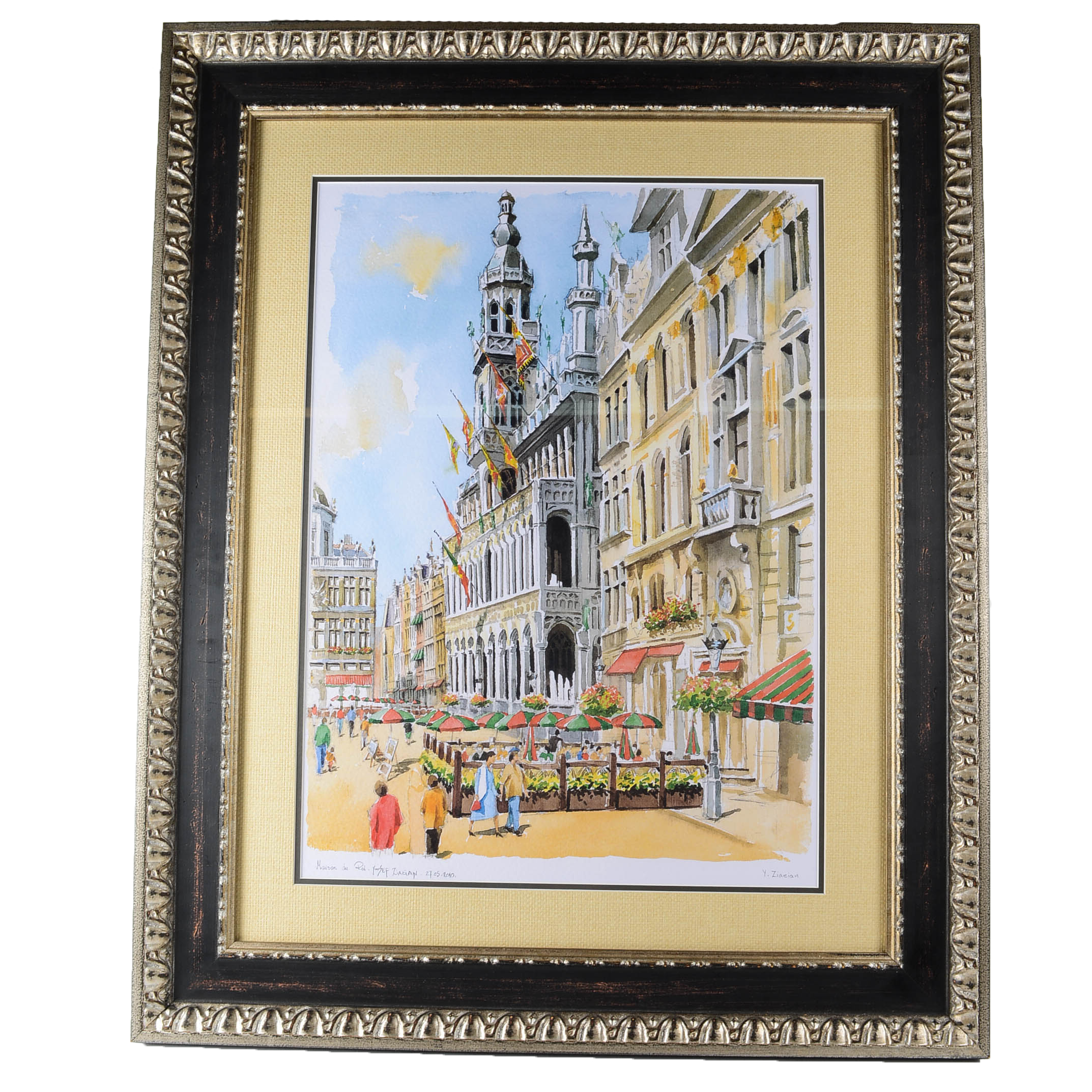 "Maisan du Roi" Original Watercolor by Yousef Ziaeian