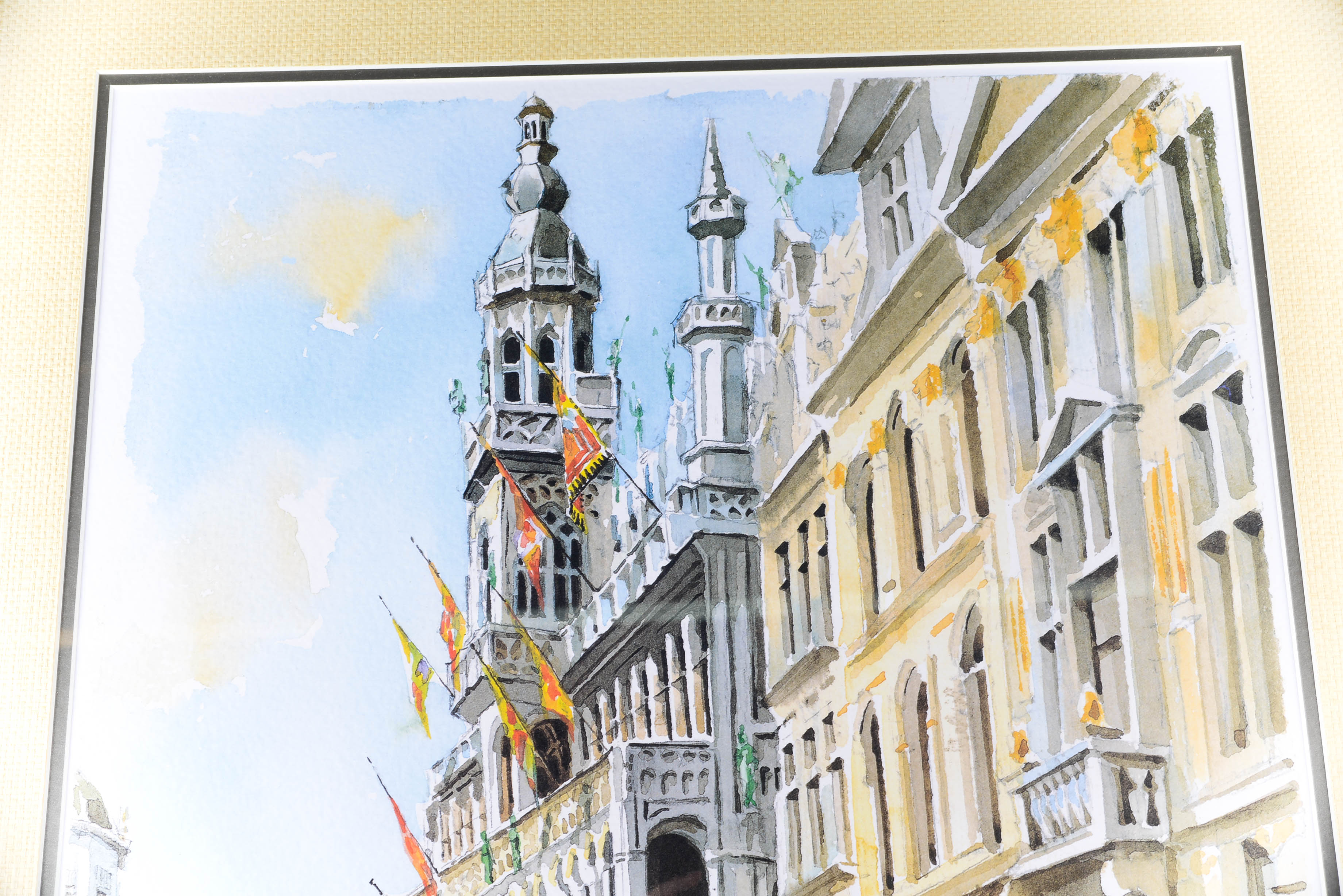 "Maisan du Roi" Original Watercolor by Yousef Ziaeian
