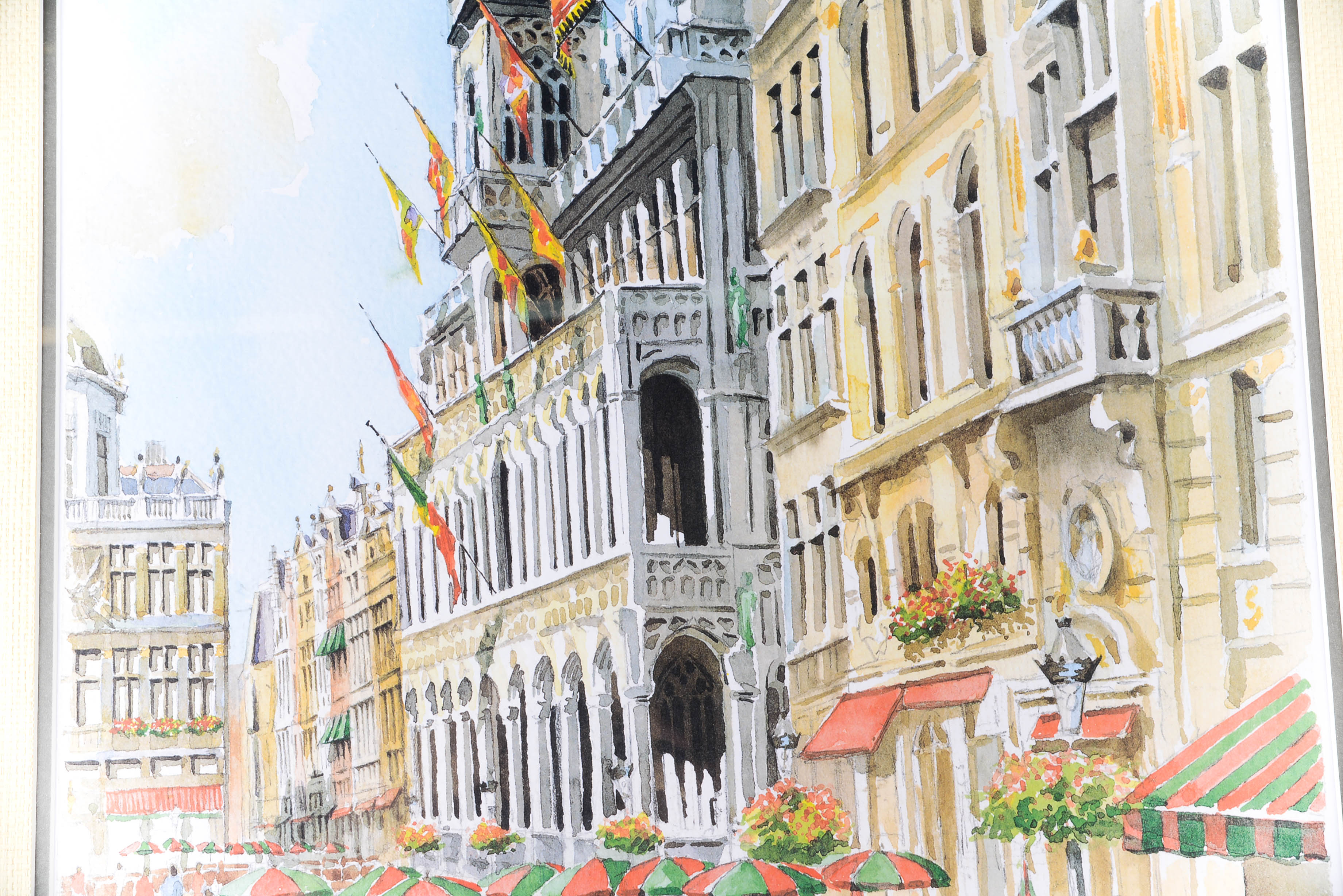 "Maisan du Roi" Original Watercolor by Yousef Ziaeian