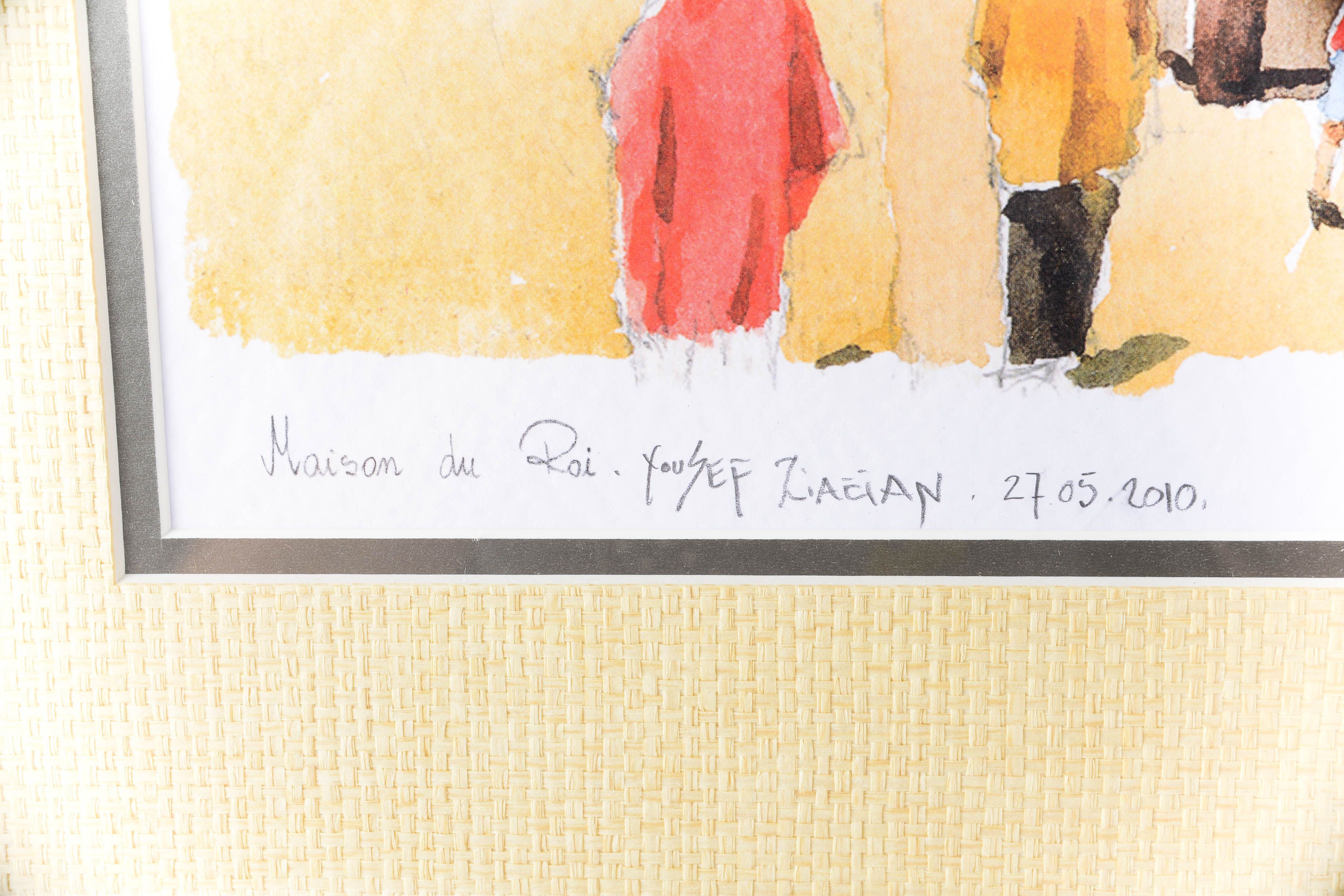 "Maisan du Roi" Original Watercolor by Yousef Ziaeian