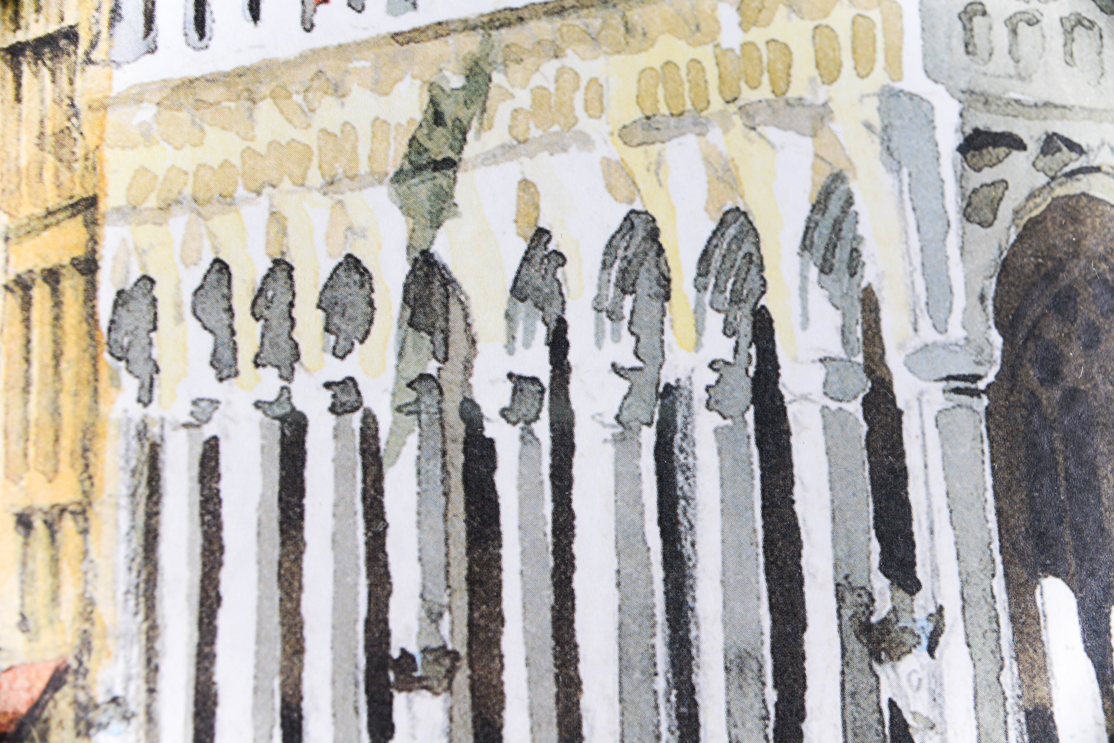 "Maisan du Roi" Original Watercolor by Yousef Ziaeian