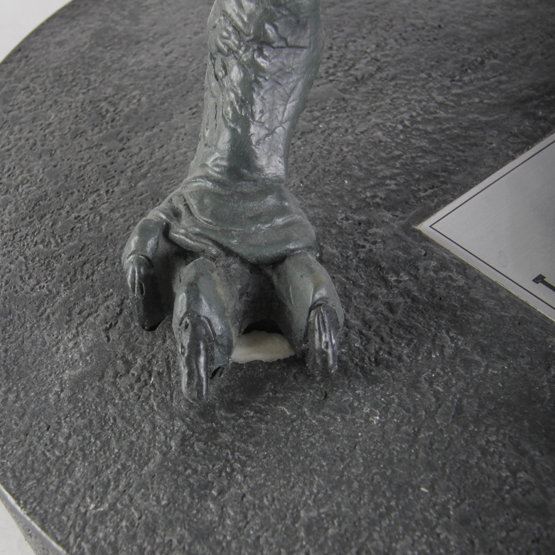 X-Files Alien Figurine and Book Titled "UFO...Contact From The Pleiades, Volume I"