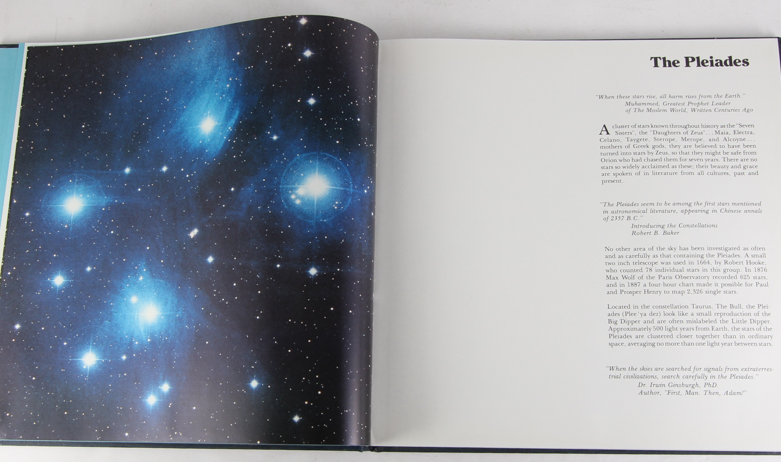 X-Files Alien Figurine and Book Titled "UFO...Contact From The Pleiades, Volume I"