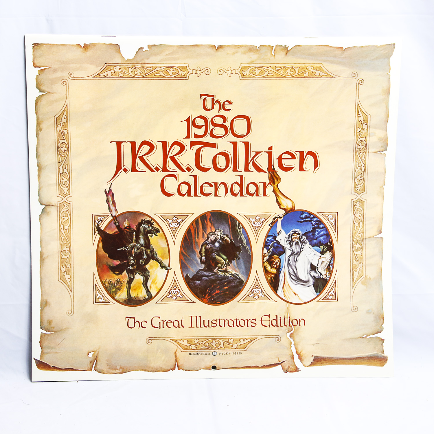 Vintage 1980 J.R.R. Tolkien Calendar