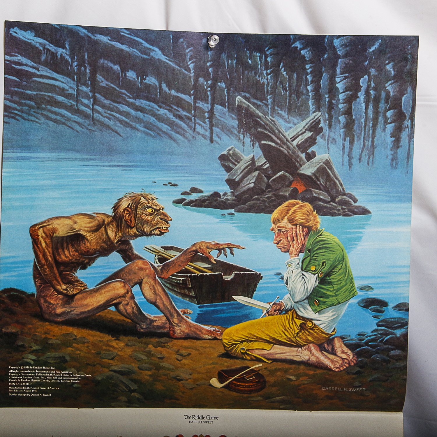 Vintage 1980 J.R.R. Tolkien Calendar