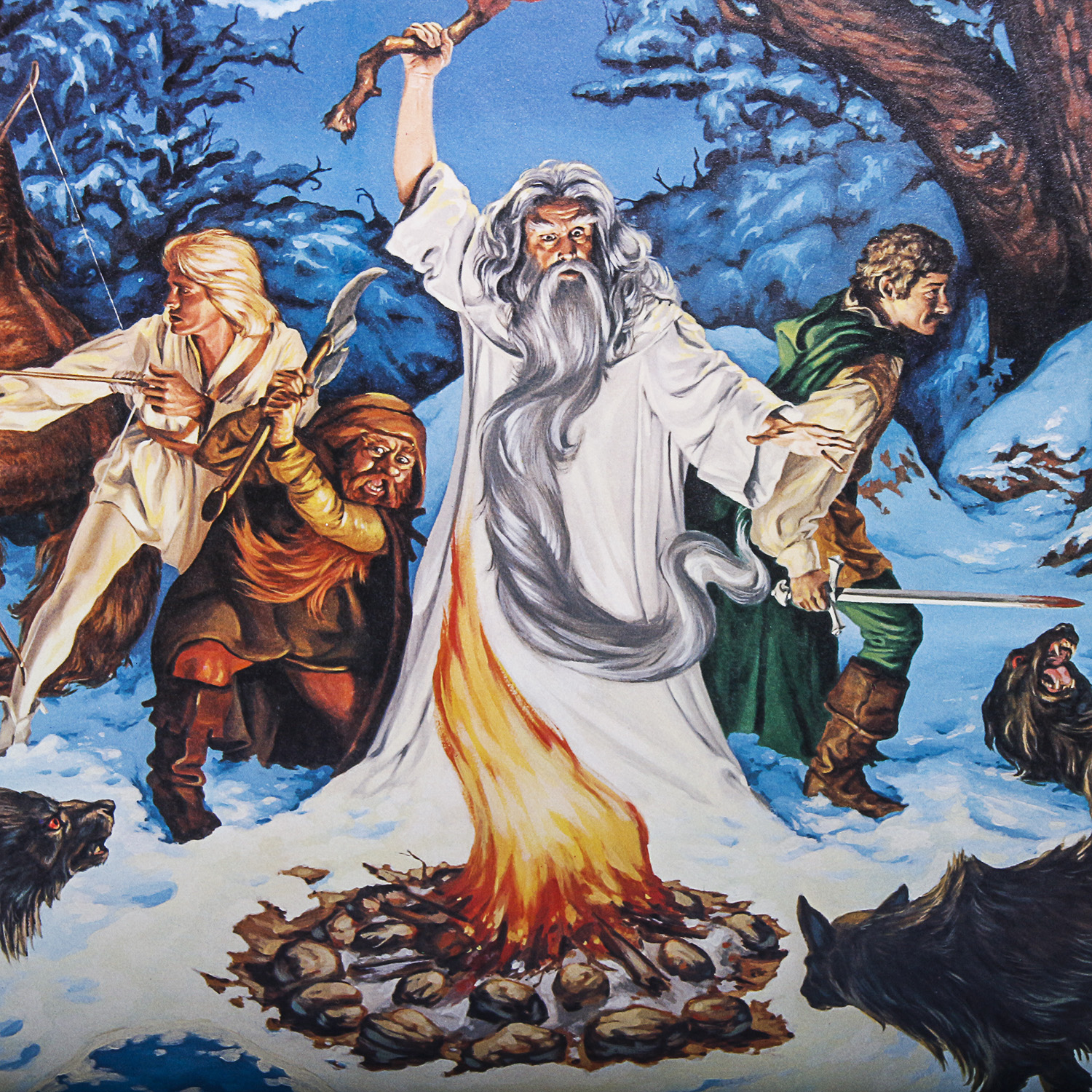 Vintage 1980 J.R.R. Tolkien Calendar