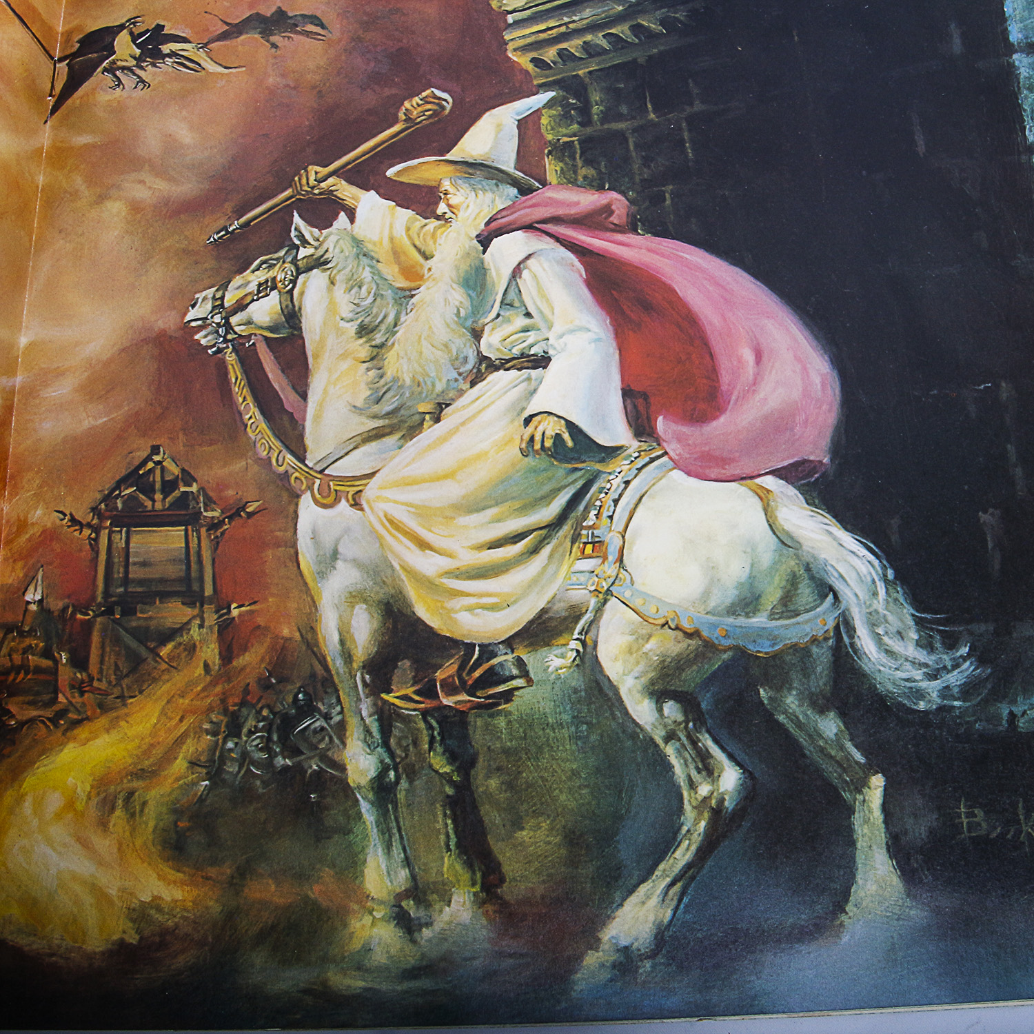 Vintage 1980 J.R.R. Tolkien Calendar