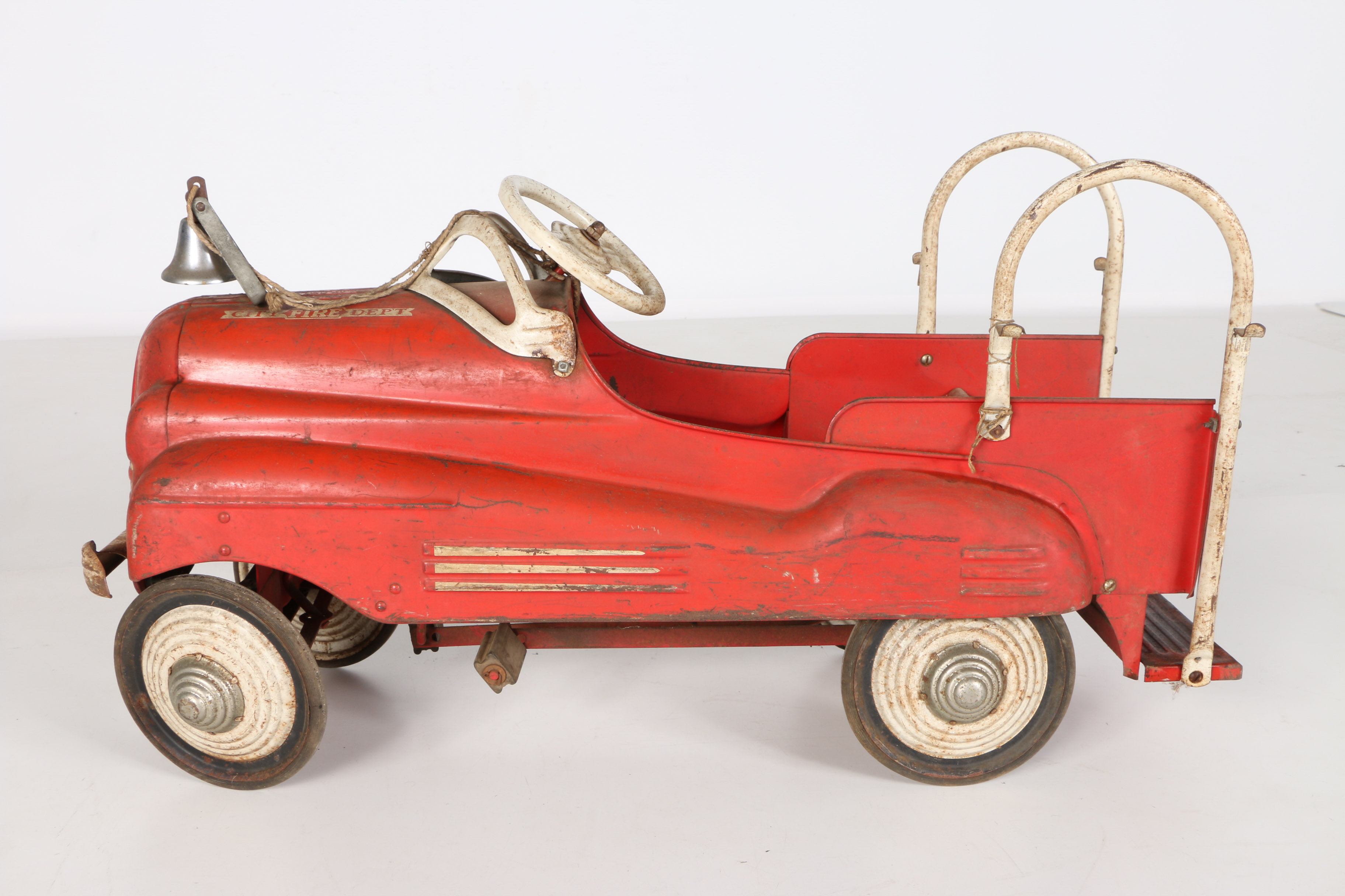 Circa 1940s Murray City Fire Dept. Pedal Car