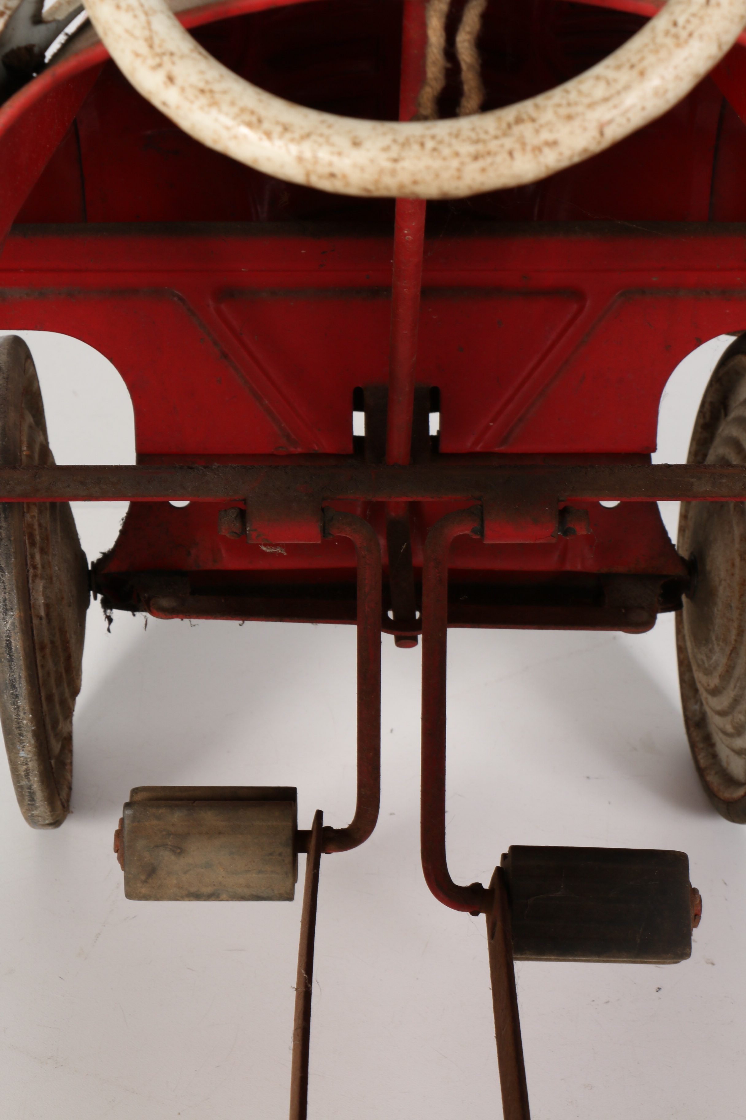 Circa 1940s Murray City Fire Dept. Pedal Car