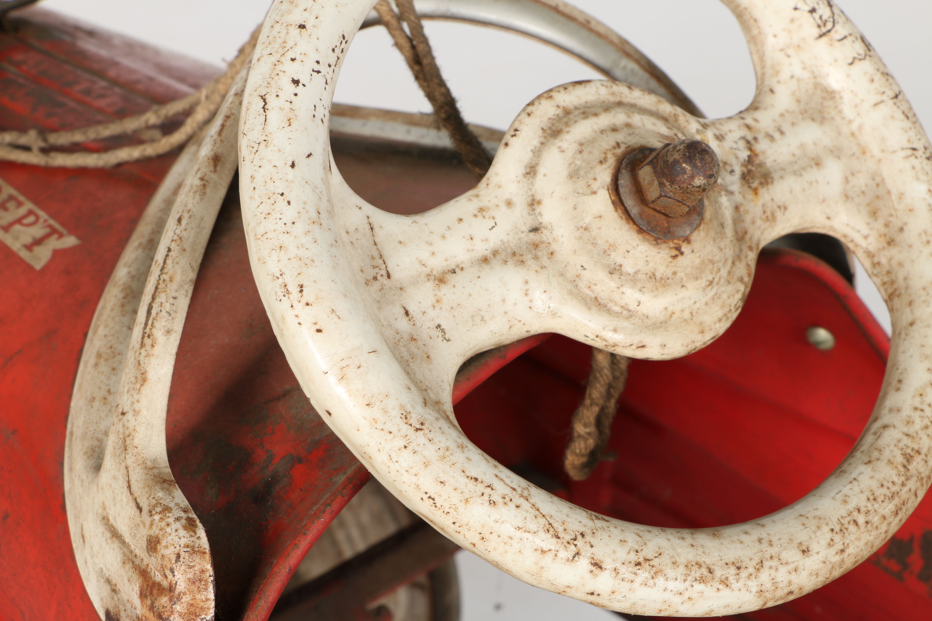 Circa 1940s Murray City Fire Dept. Pedal Car