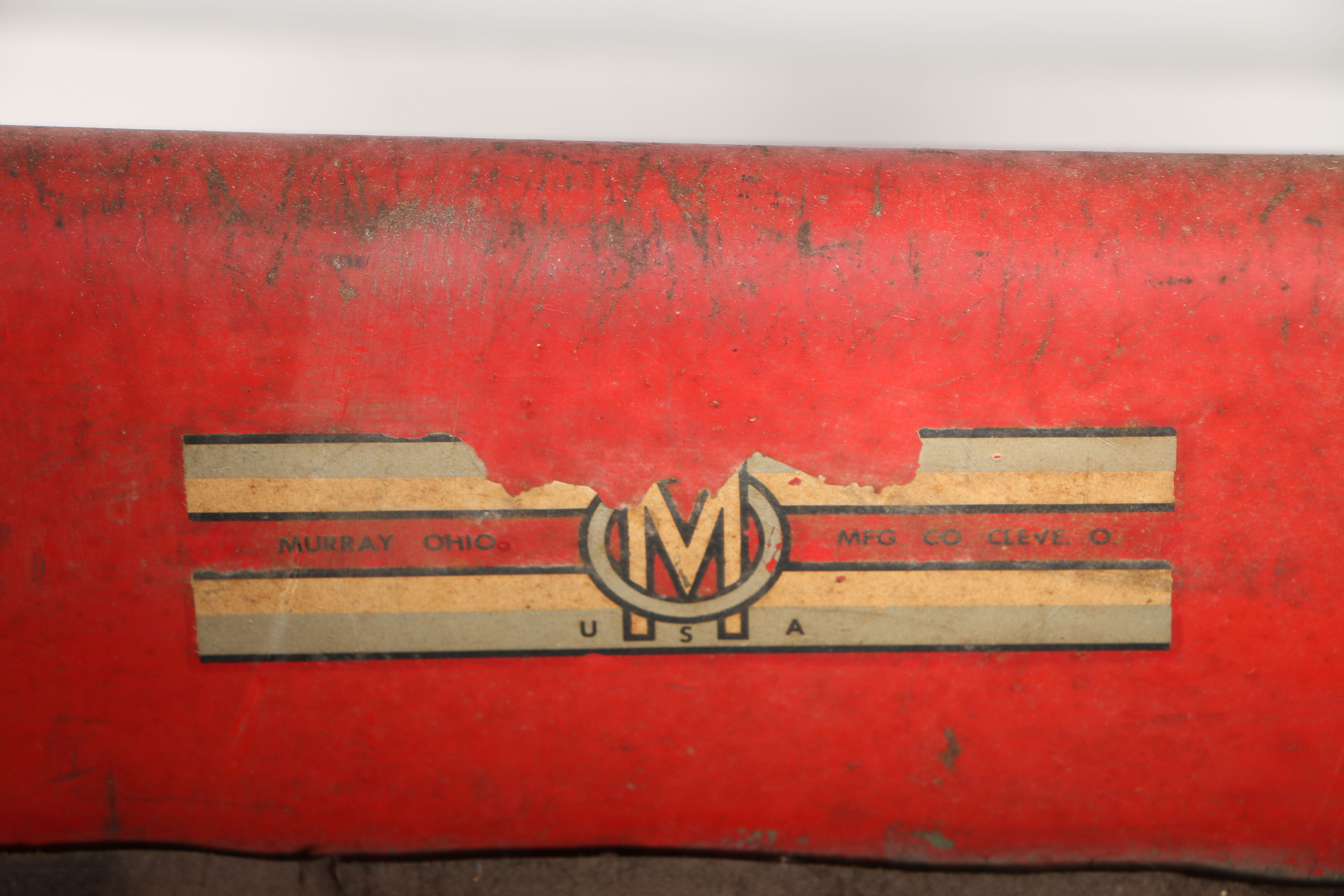 Circa 1940s Murray City Fire Dept. Pedal Car