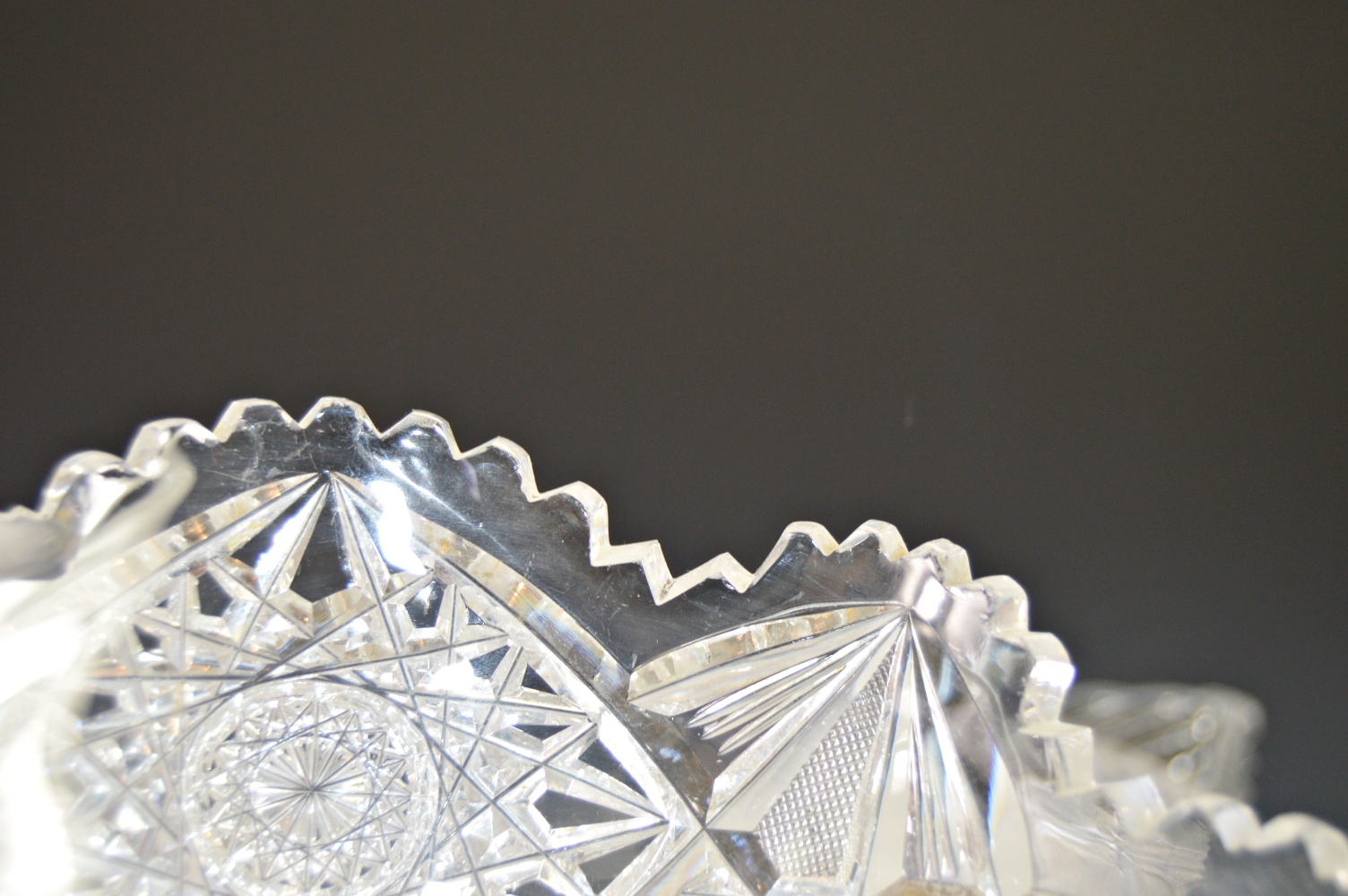 Vintage and Modern Glassware with Cut Glass