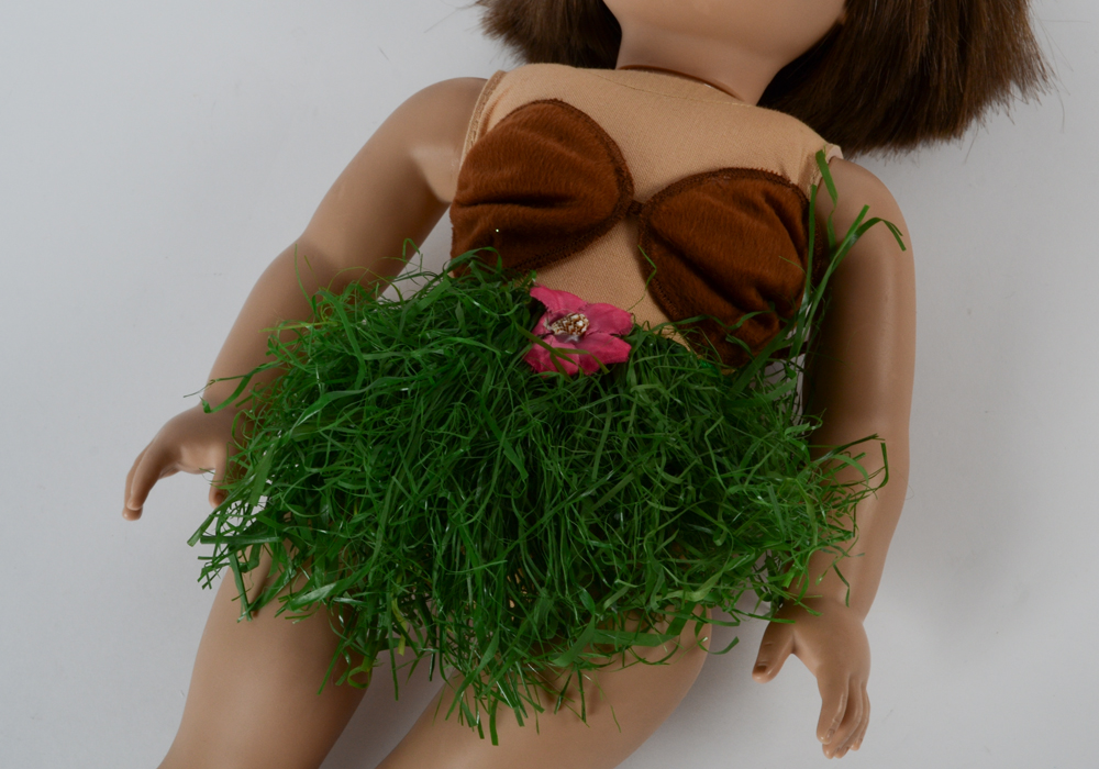 Group of Dolls including American Girl and Palm Tree Swing