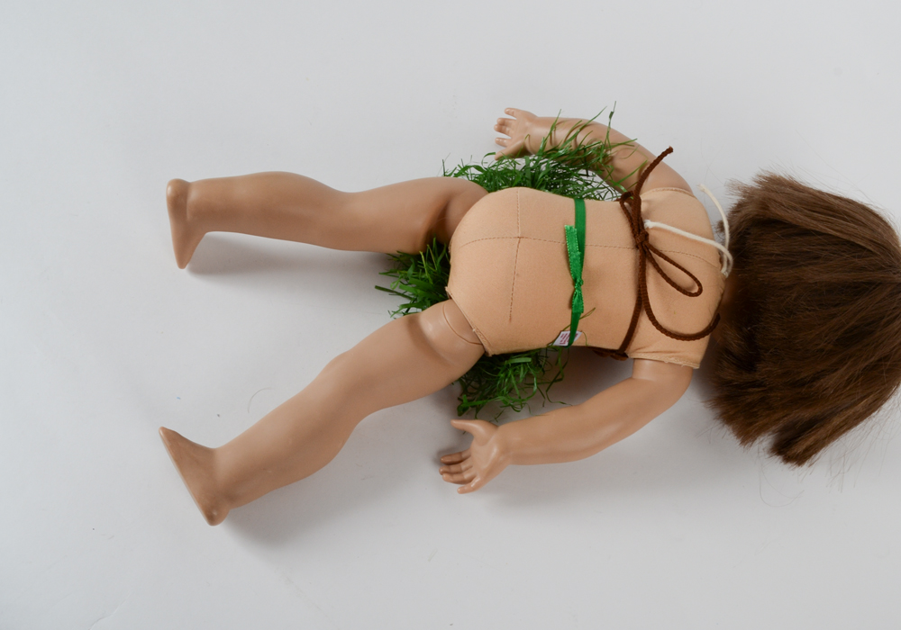 Group of Dolls including American Girl and Palm Tree Swing