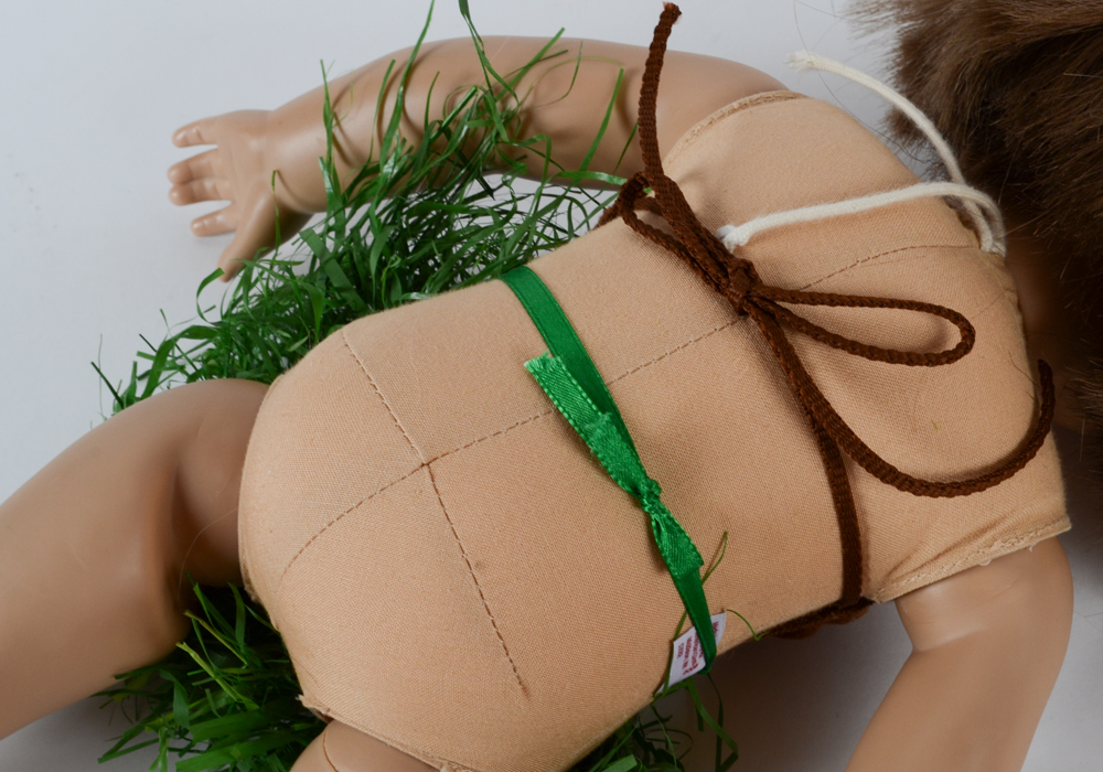 Group of Dolls including American Girl and Palm Tree Swing