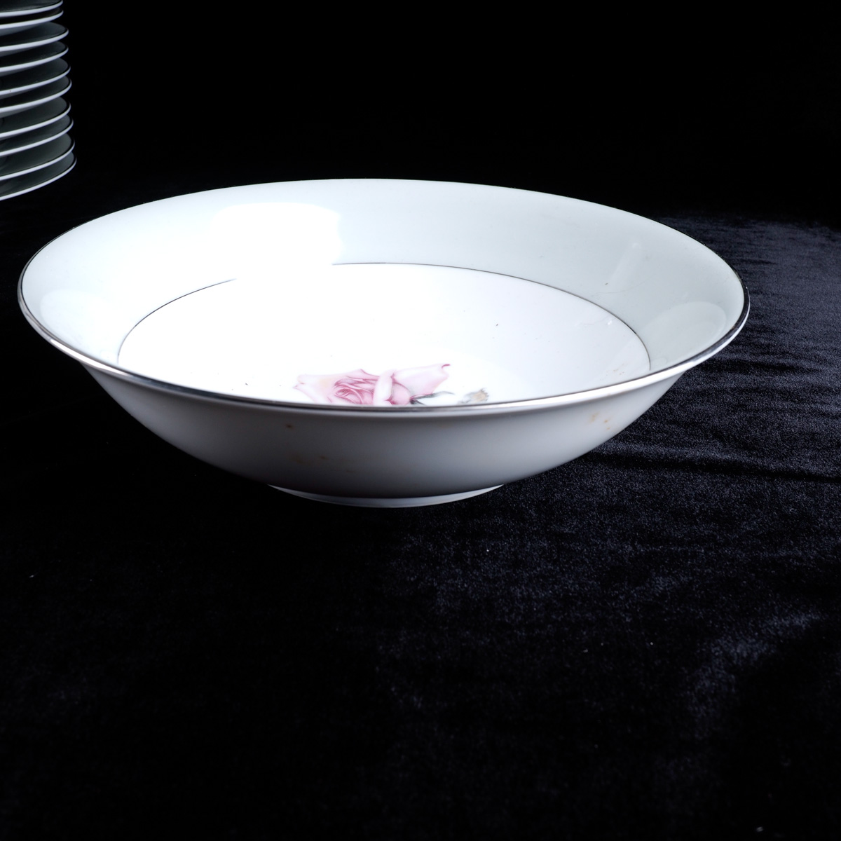 Halsey "Damask Rose" Japanese China Dinner Service