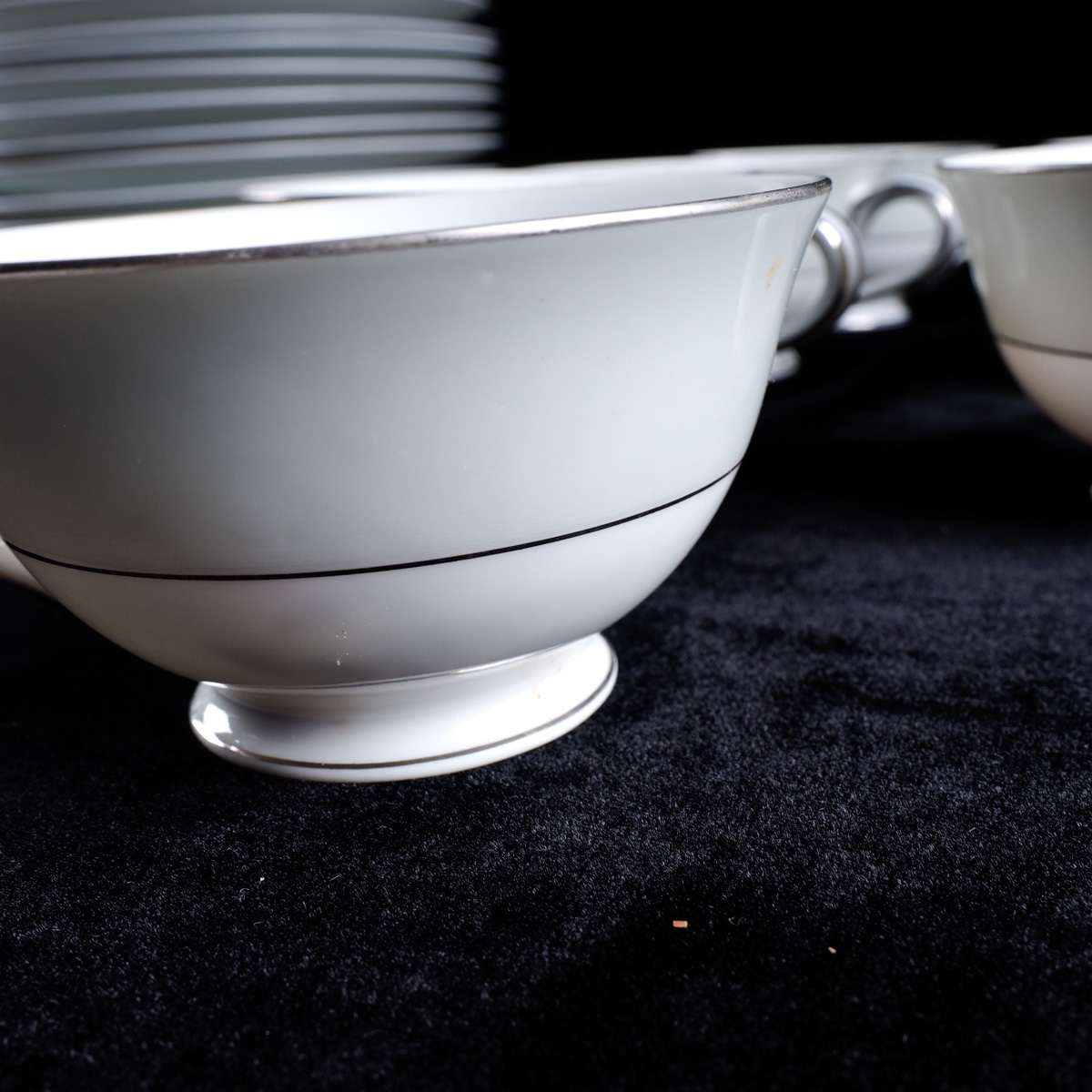 Halsey "Damask Rose" Japanese China Dinner Service