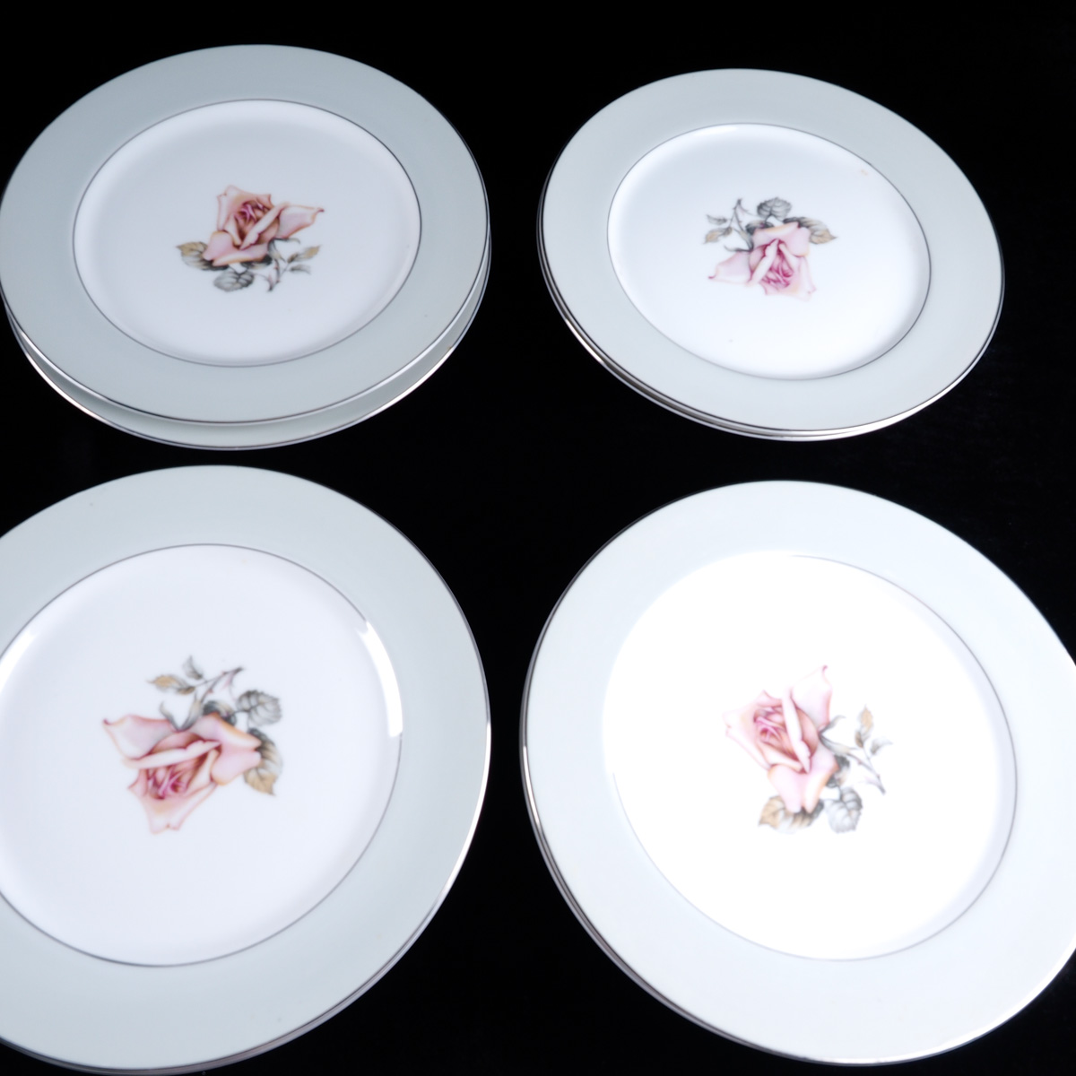 Halsey "Damask Rose" Japanese China Dinner Service