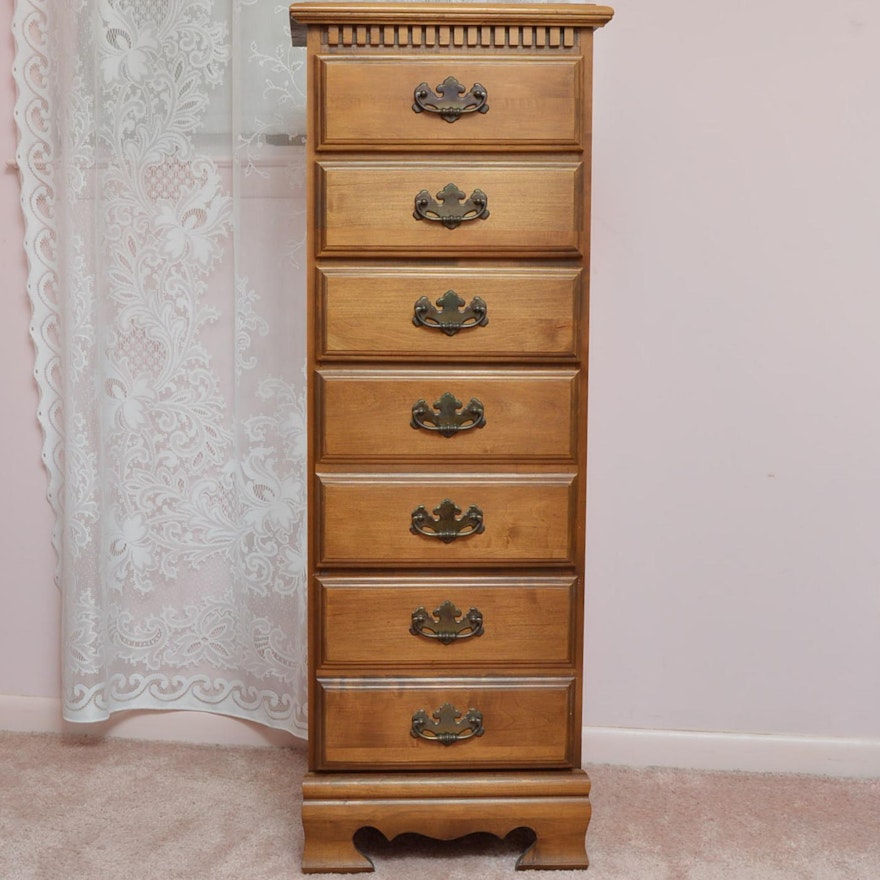 Tall Maple Lingerie Chest