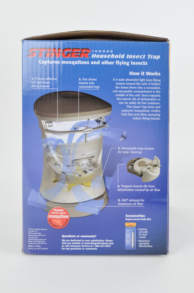 Three Stinger Indoor Household insect traps