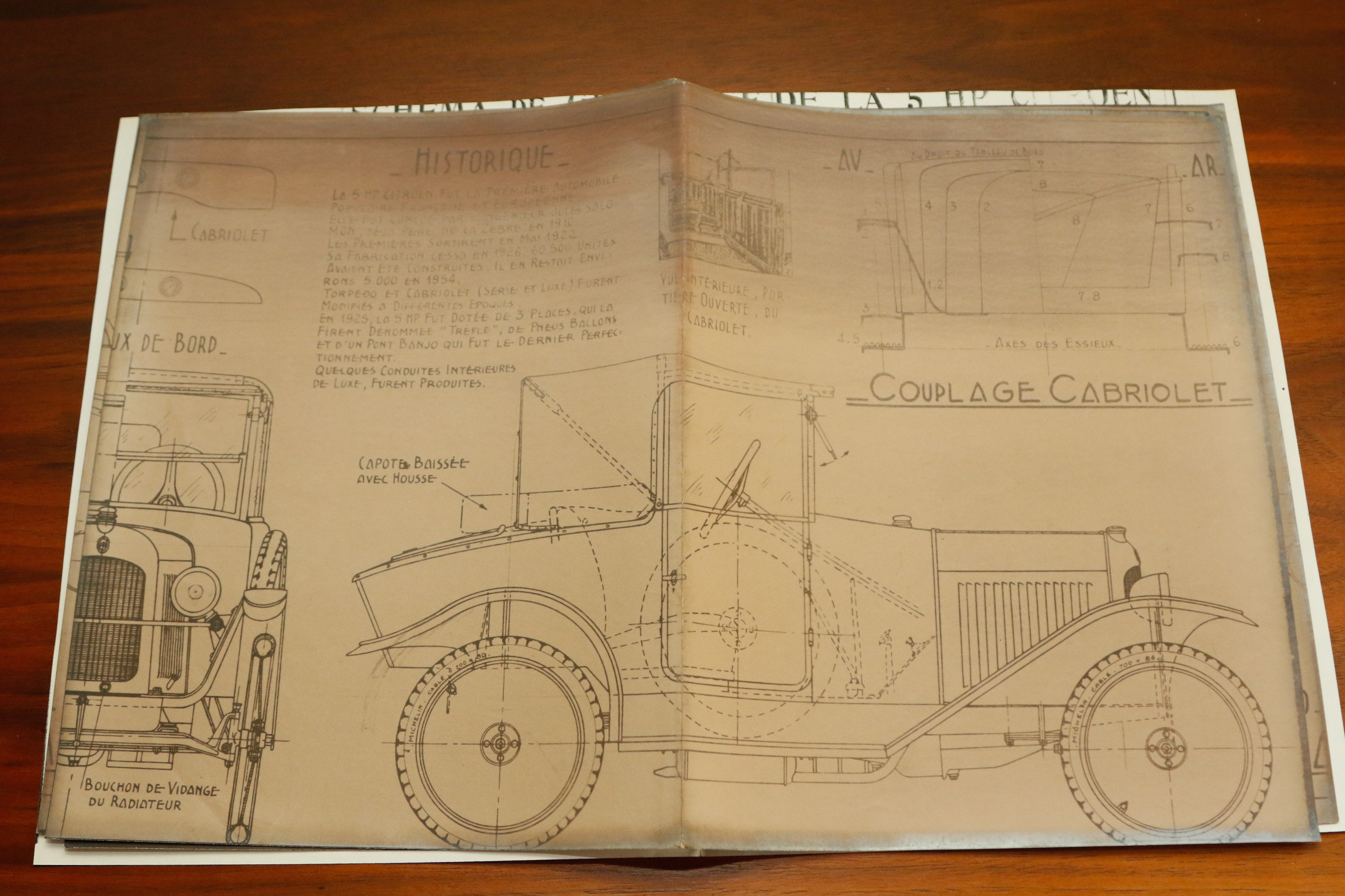 1922 Citroën 5-CV Torpedo Cabriolet