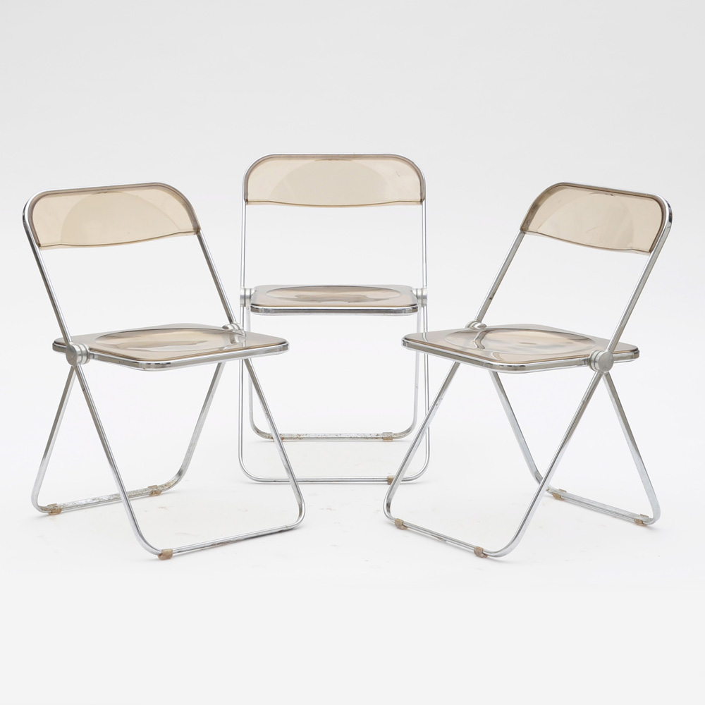 1960s Lucite Folding Chairs