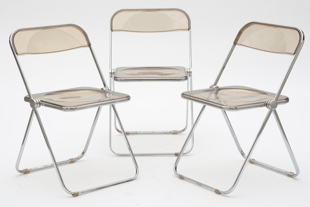 1960s Lucite Folding Chairs