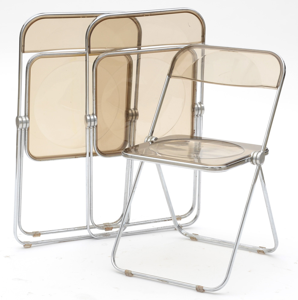 1960s Lucite Folding Chairs