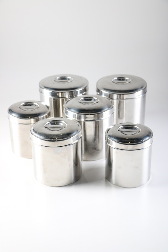 Sharda Stainless Steel Kitchen Canisters