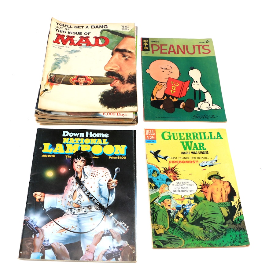 Assorted 1960s and 1970s Humor and Monster Magazines