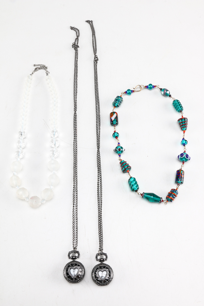 Beaded Costume Necklaces and Bracelets