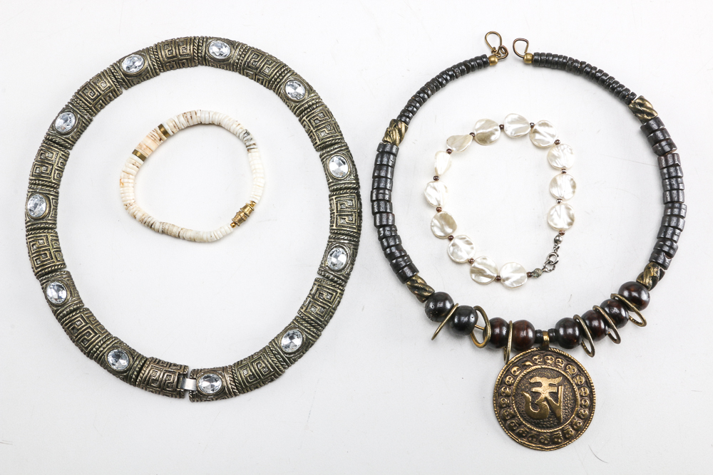 Artisan Style Costume Necklaces and Bracelets