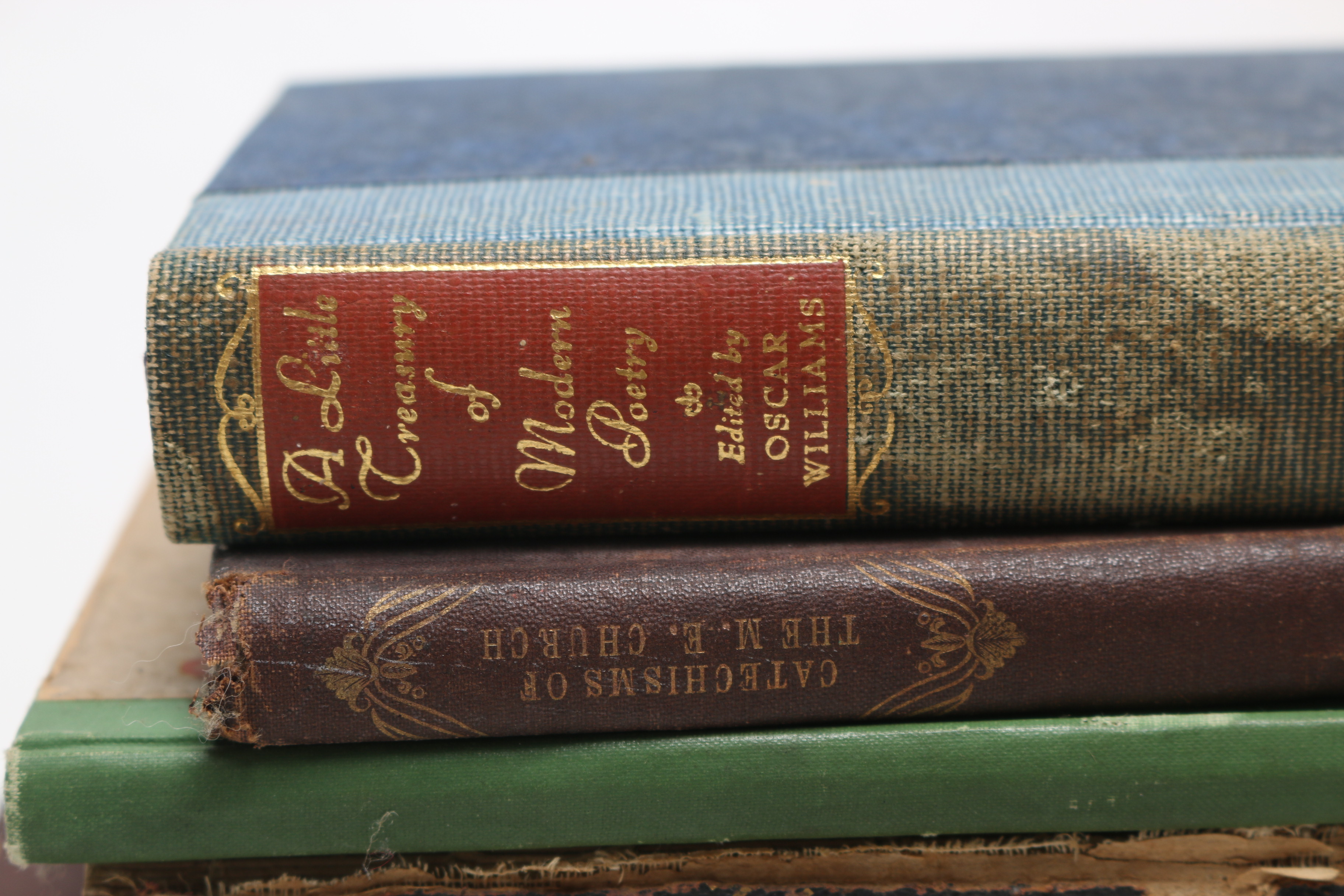Vintage Books Including a Hymnal, Poetry Book, and "The Works of Henrik Ibsen"