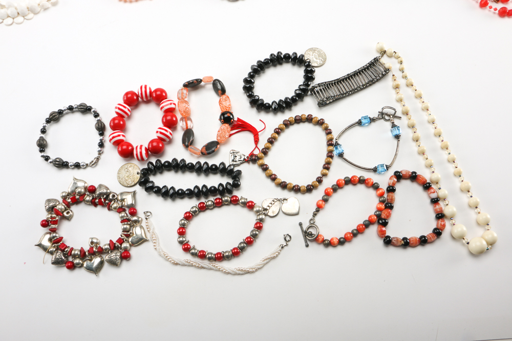 Costume Jewelry Beaded Necklaces and Bracelets