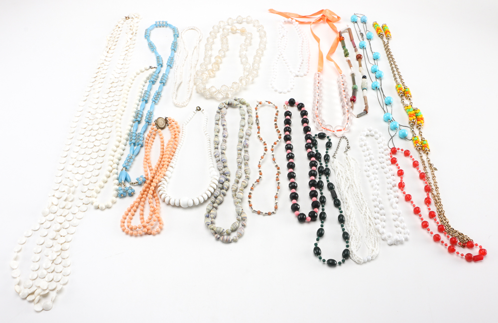 Costume Jewelry Beaded Necklaces and Bracelets
