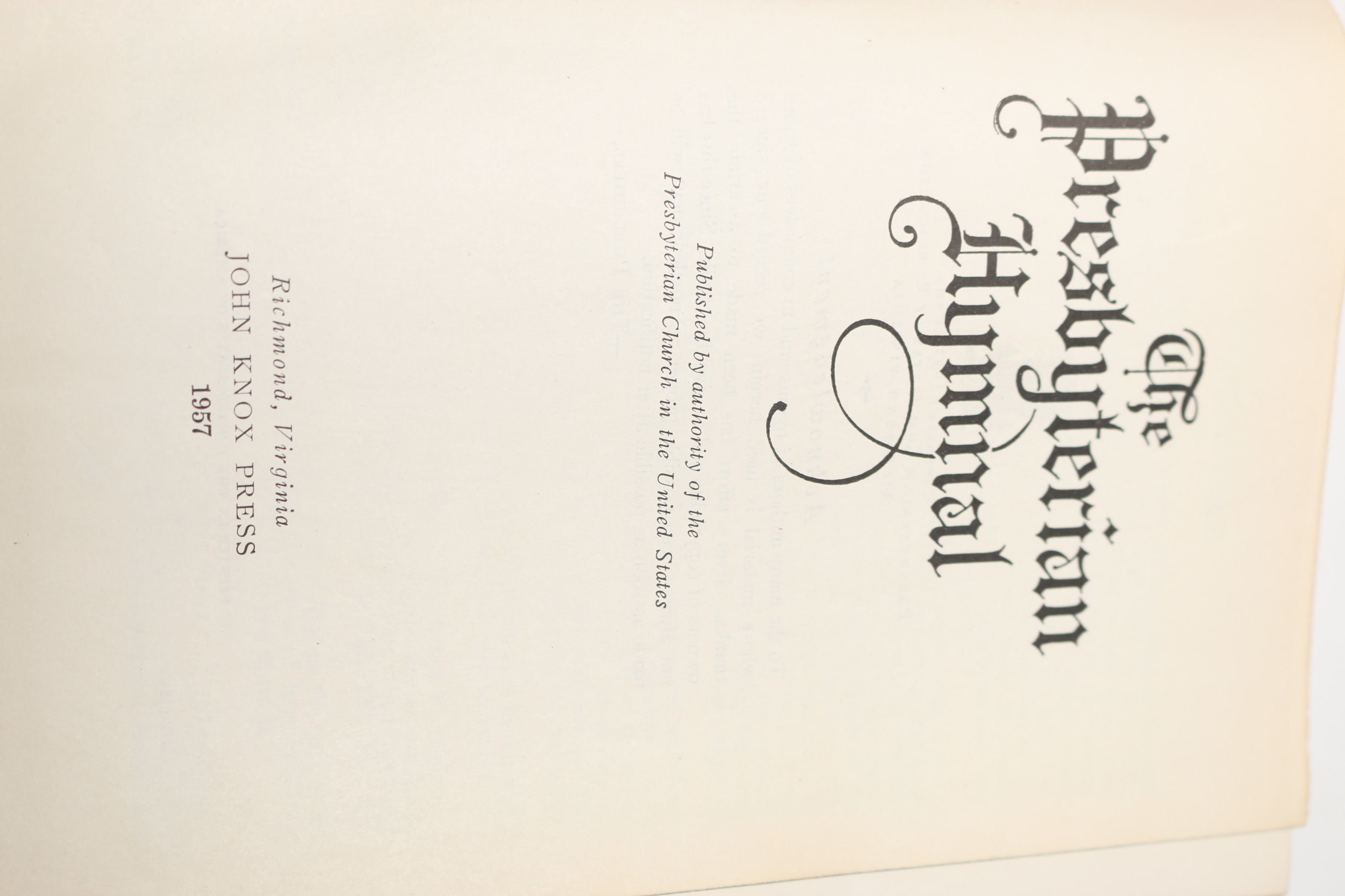 Vintage Books Including a Hymnal, Poetry Book, and "The Works of Henrik Ibsen"