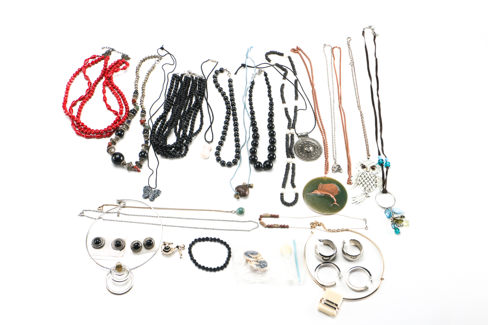 Variety of Costume and Fashion Jewelry