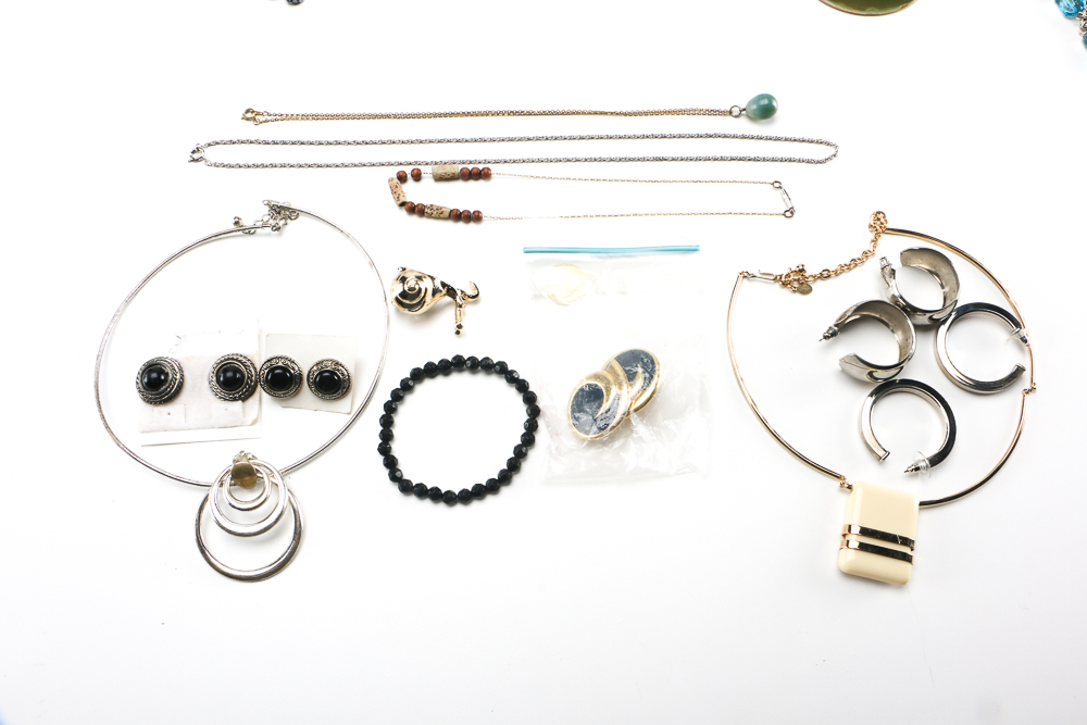 Variety of Costume and Fashion Jewelry