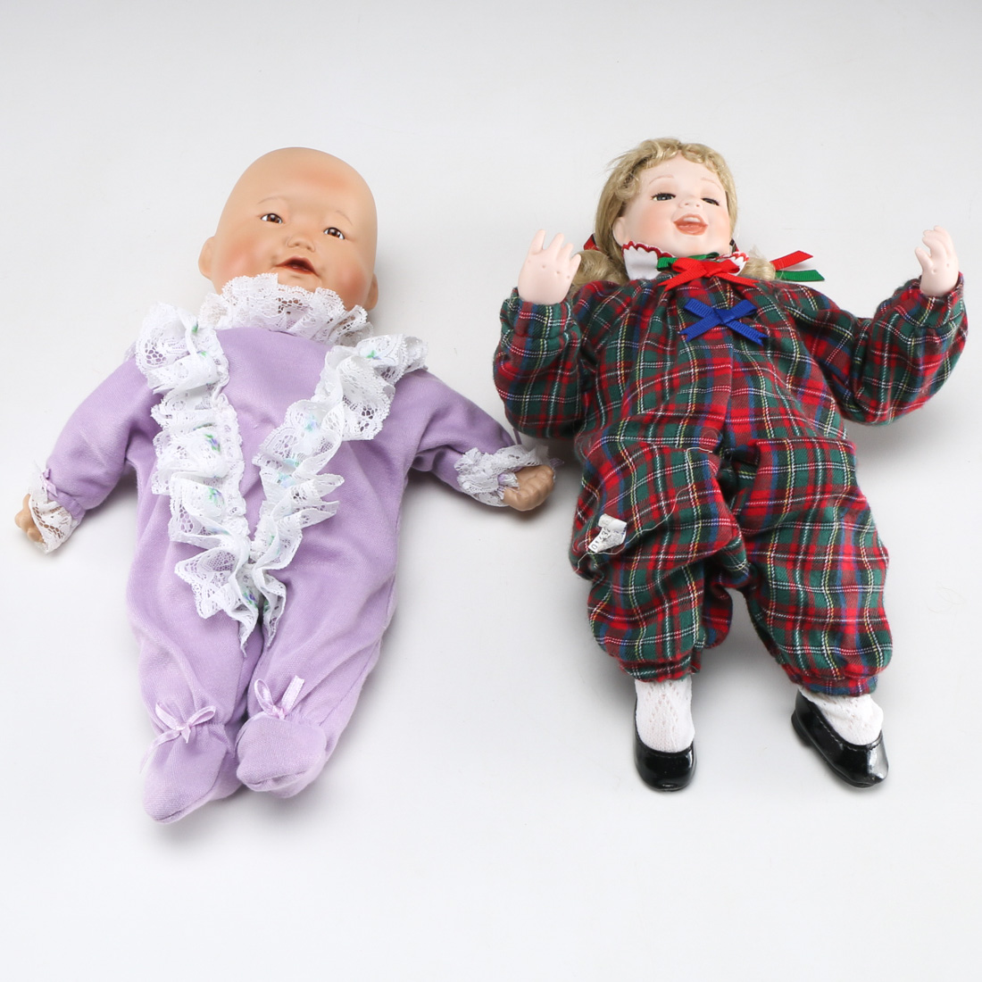 Ashton Drake Porcelain Dolls "Cherry Blossom" and "Trisha"