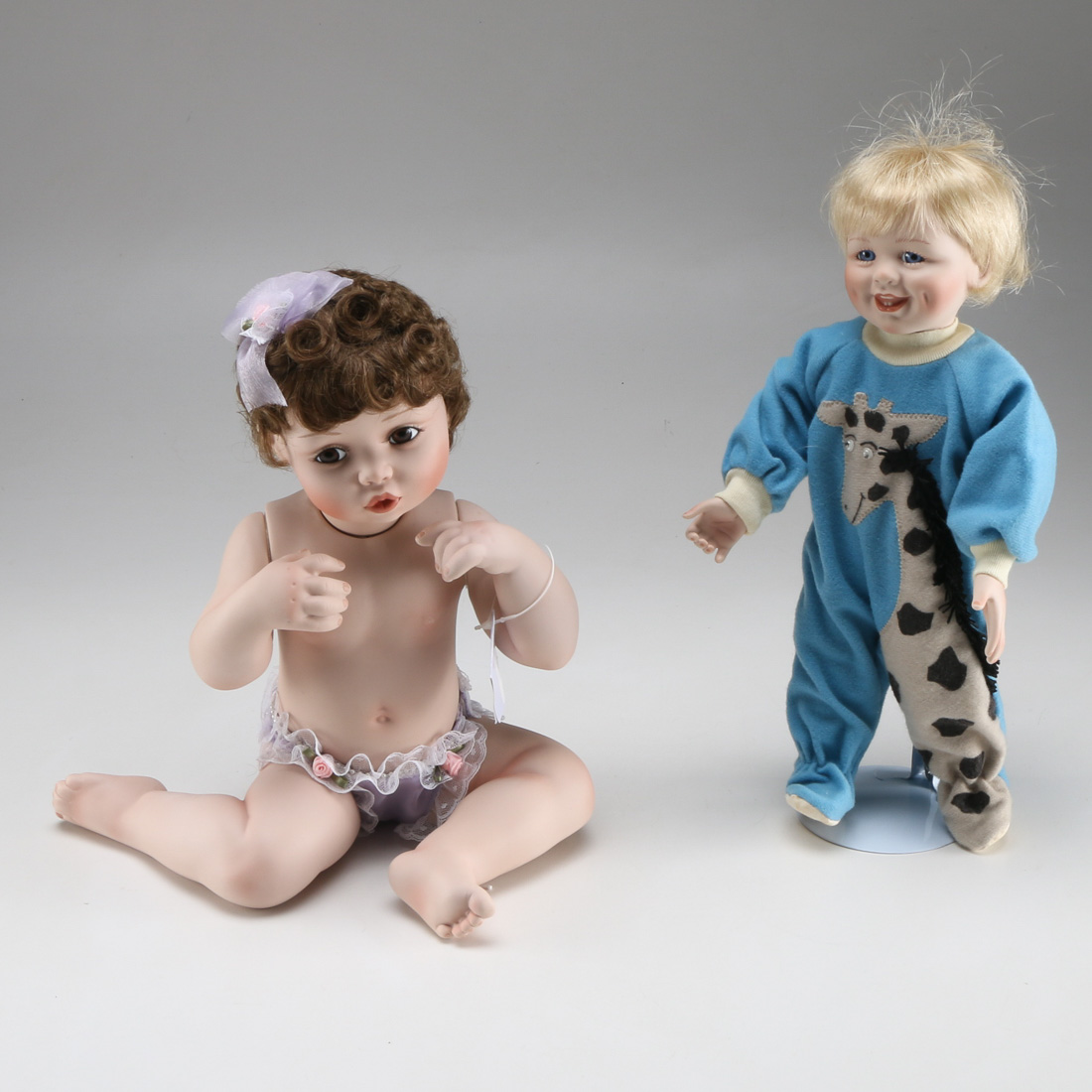 Ashton Drake Dolls "Pretty as a Picture" and "Catch Me if You Can"