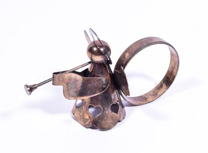 Silver Plated Angel Napkin Rings