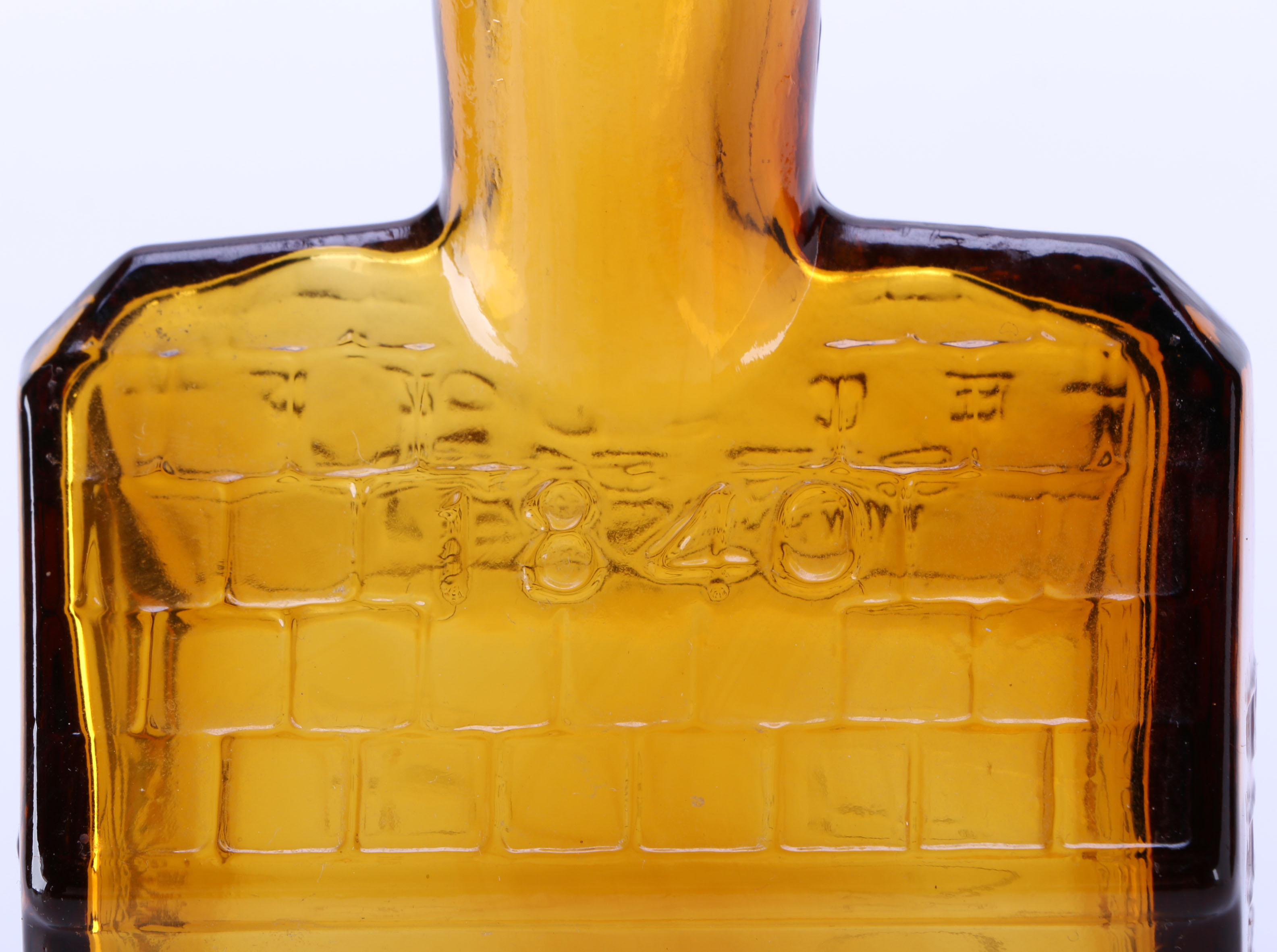 Circa 1930s E. G. Booz's Old Cabin Whiskey Bottle and More